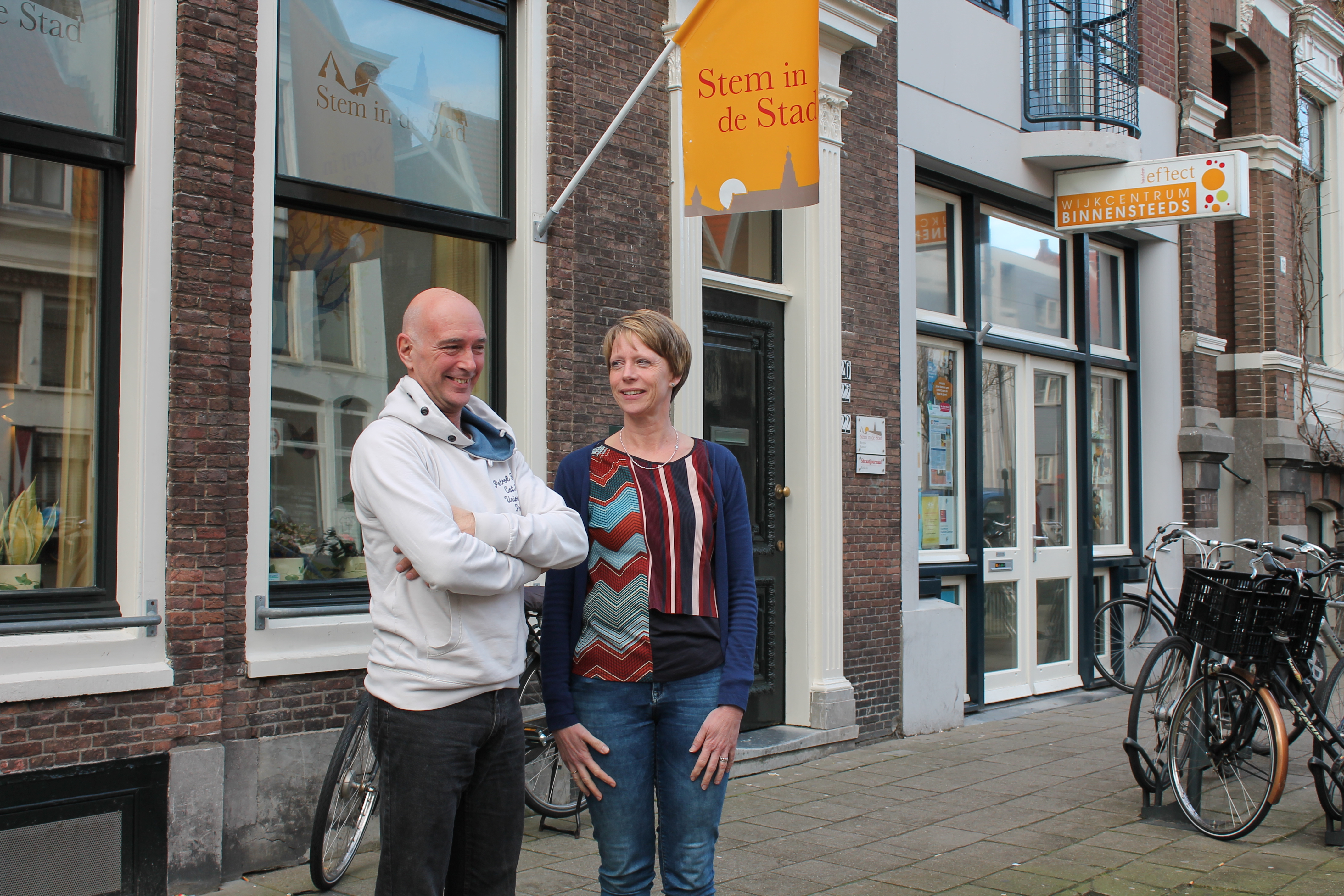 Ronald vond toen hij dakloos was steun bij Jody van der Velde van Stem in de Stad. (Foto: Rodi Media)