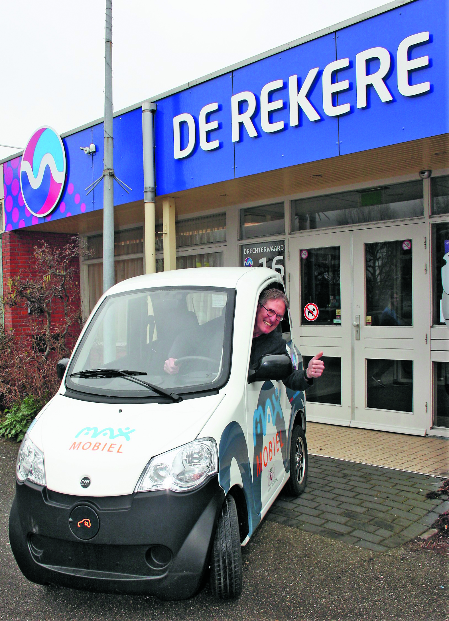 Wijkcentrum De Rekere beschikt sinds kort over een Max Mobiel. (Foto: aangeleverd)