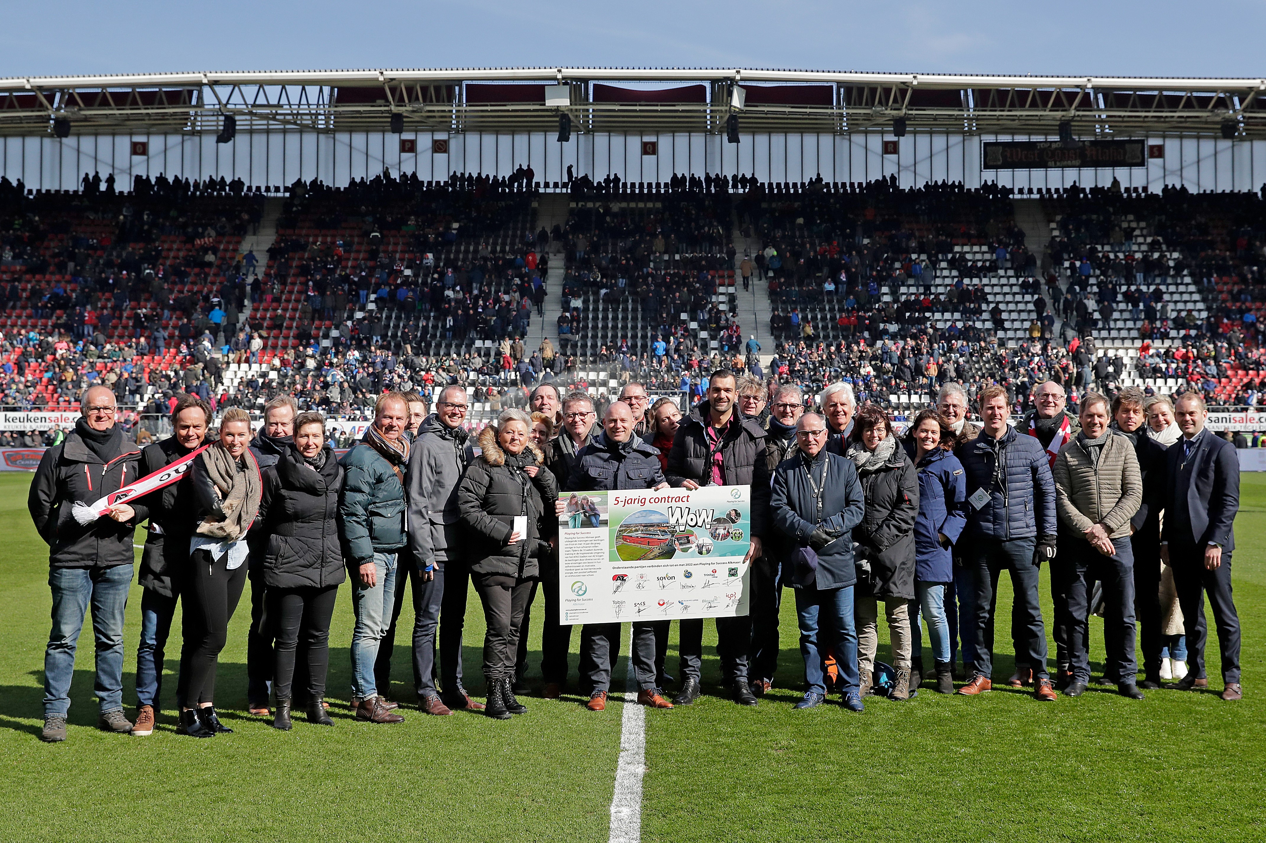 Playing for Success verlengd tot en met 2022. (Foto: AZ Media / Ed van de Pol)