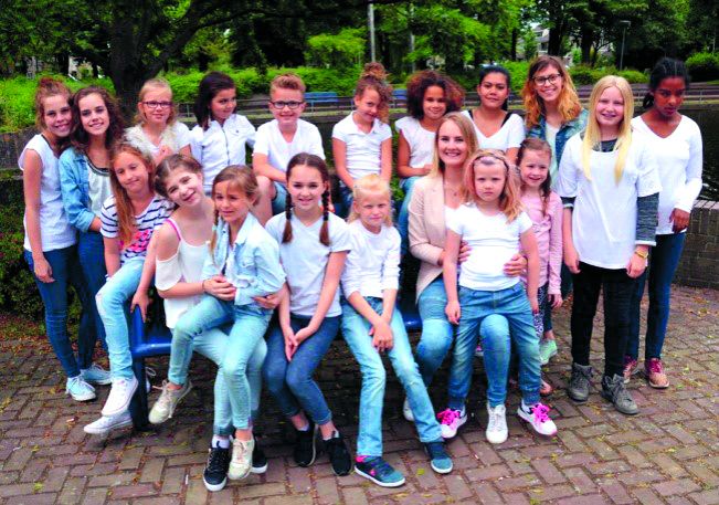 Het kinderkoor Mucicstar Castricum. (foto aangeleverd)