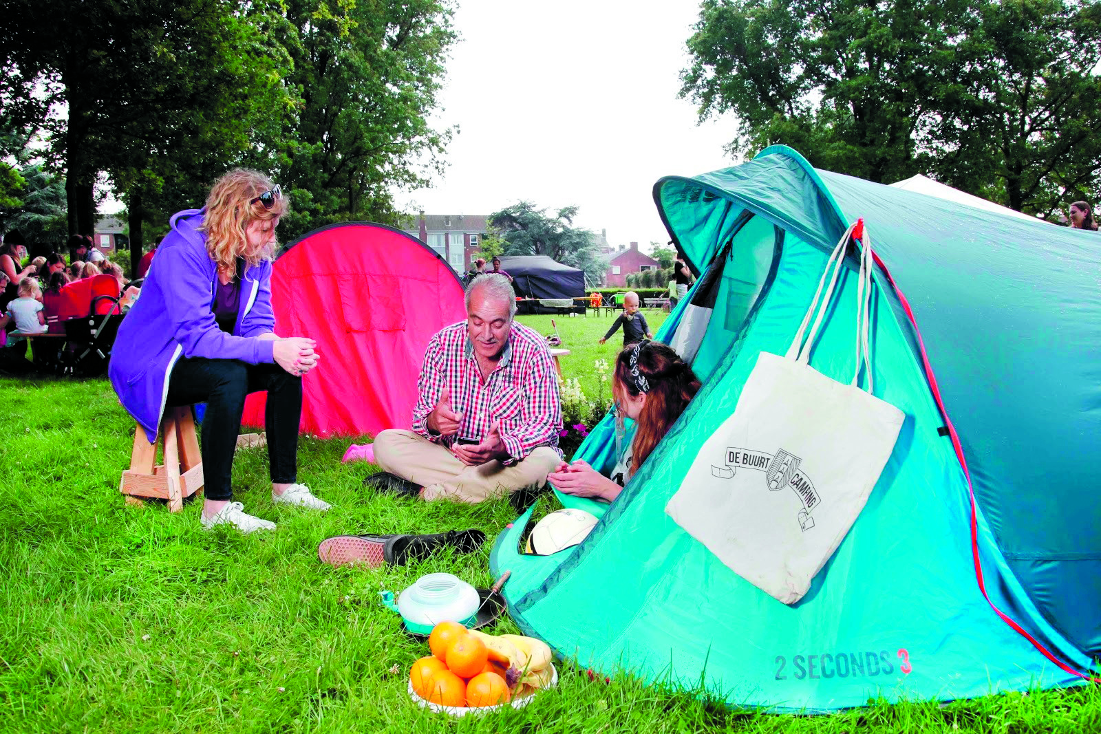 Impressie van De Buurtcamping. (Foto: De Buurtcamping Agathepark)