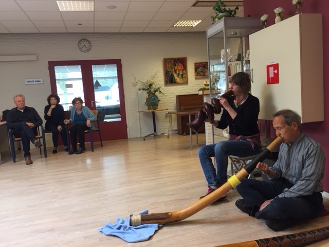 Een concert op de didgeridoo. (Foto: aangeleverd)