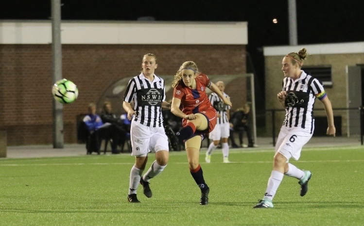 Katja Snoeijs in actie. (Foto: Ronald Gringhuis)