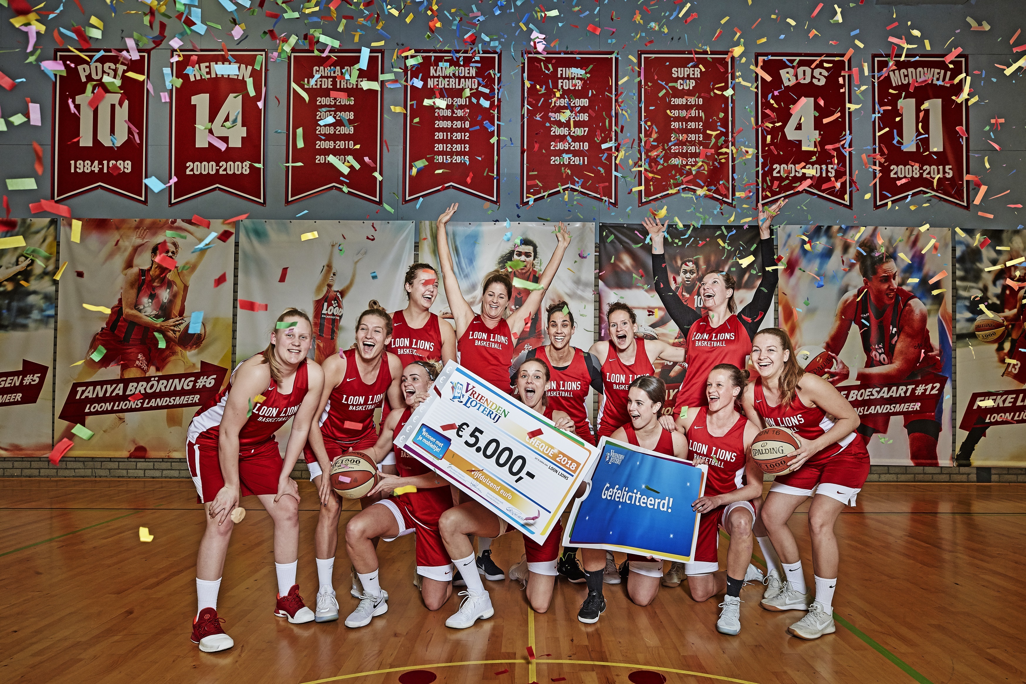 Loon Lions ontvangt een eenmalige extra bijdrage van 5000 euro. (Foto: Bastiaan Musscher)