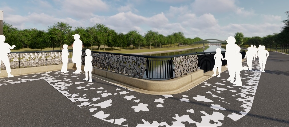 De werkzaamheden aan het entree van het Noorderpark gaan van start. (Foto: gemeente Amsterdam)