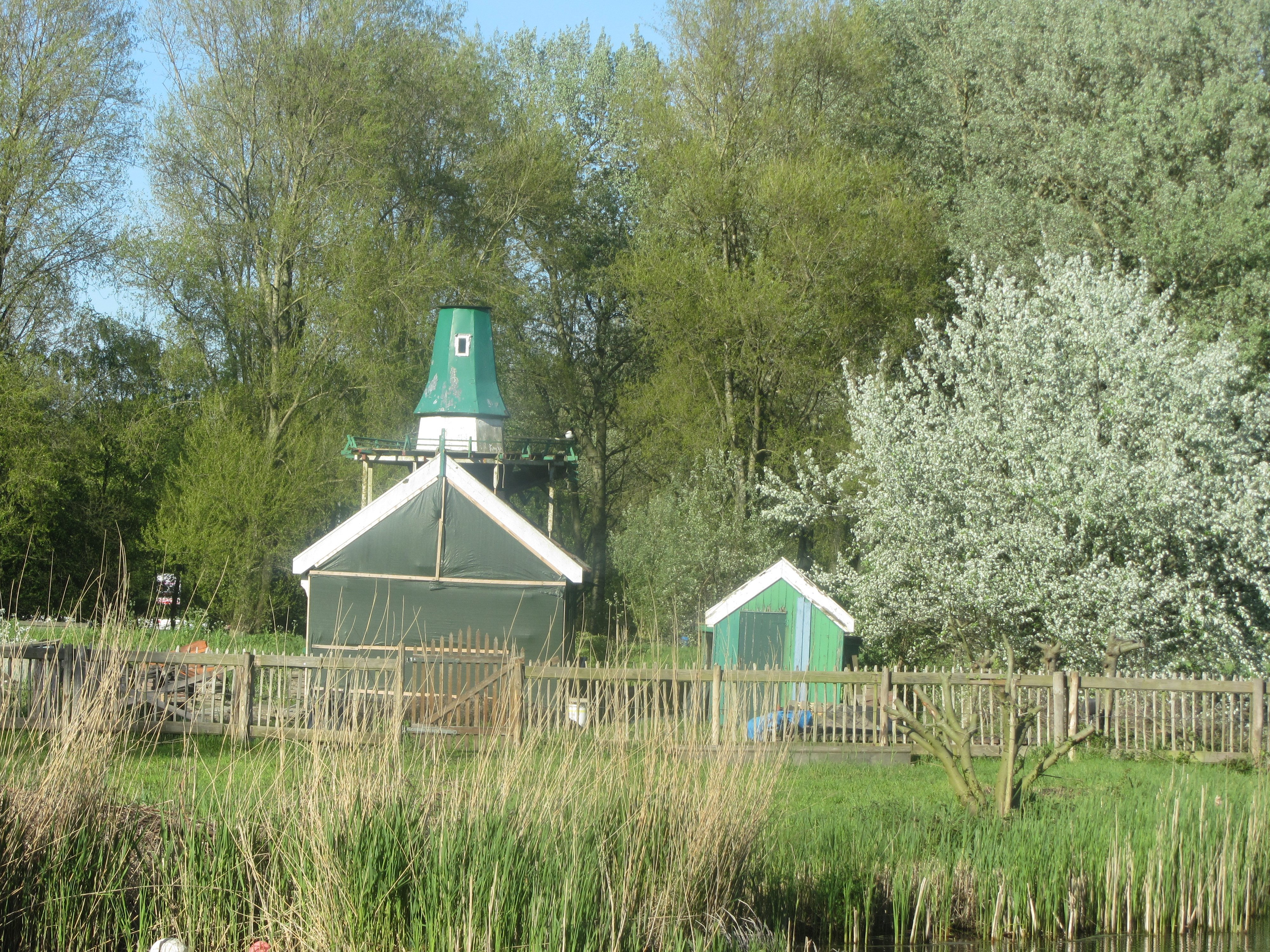 Biksteenmolen de Vlijt na de eerste fase. (Foto: JWvD)