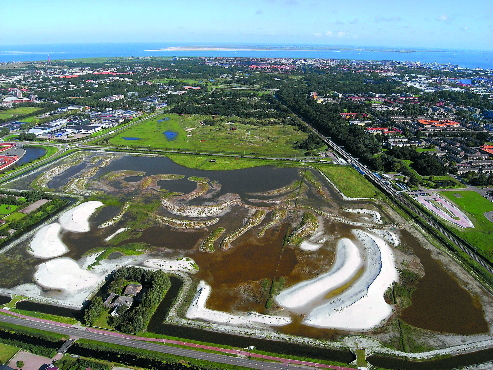 De Nollen vanuit de lucht. (Foto: Harm Botman)