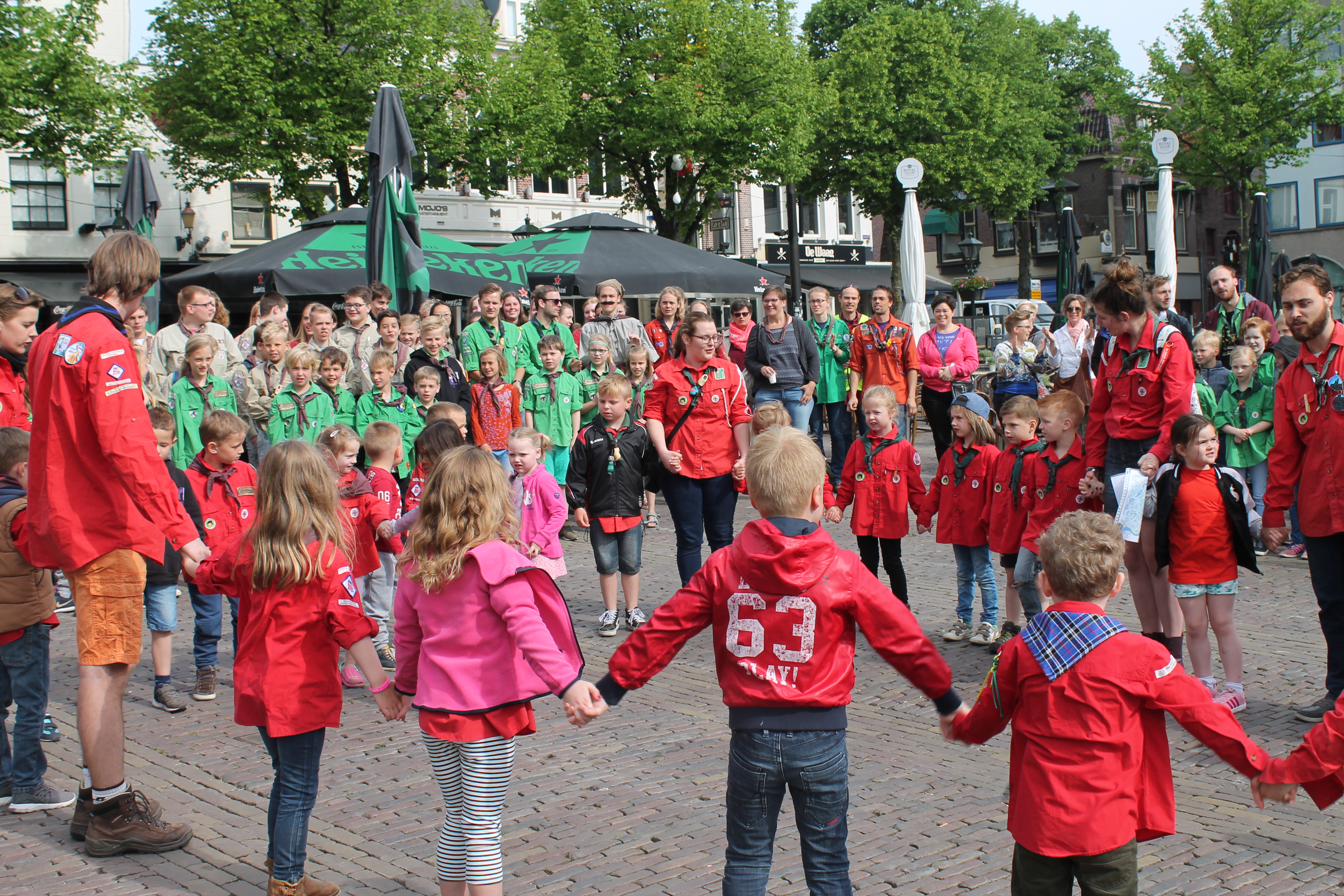 Scouting Alkmaar viert honderdjarig bestaan. (Foto's: aangeleverd)