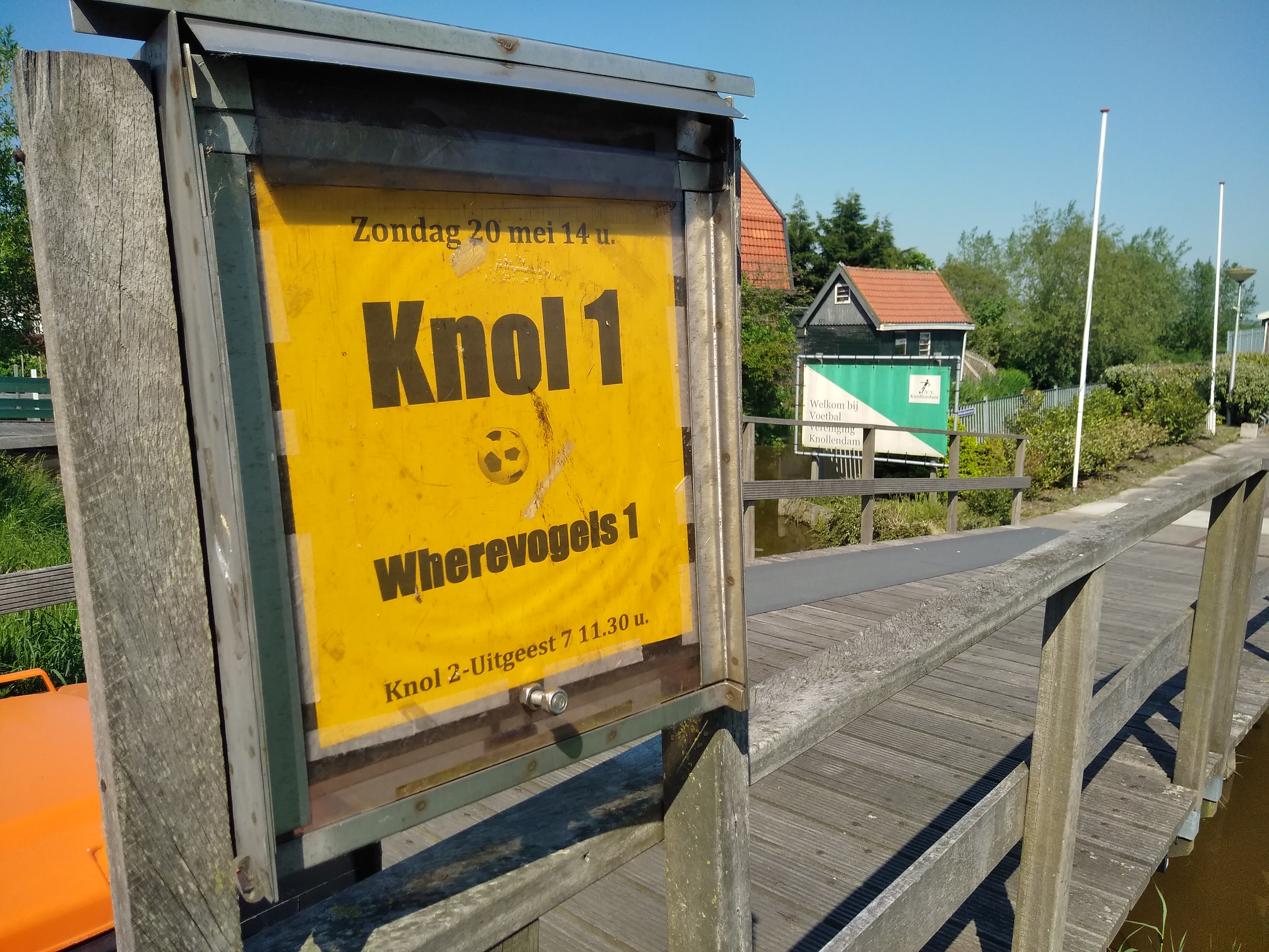 Eerst moeten de Knollendammers nog wel thuis zien te winnen van Wherevogels 1. (Foto: Bart van der Laan)