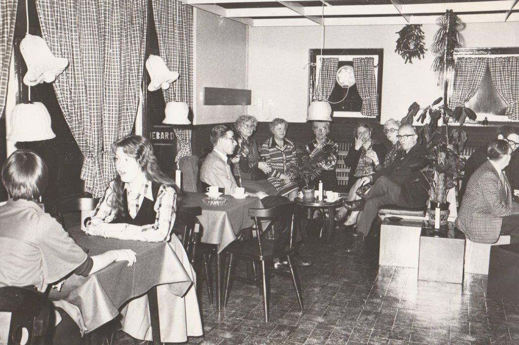 Koffiebar ‘De Kluft’, december 1977 aan de Pasteurstraat. (Foto: aangeleverd)