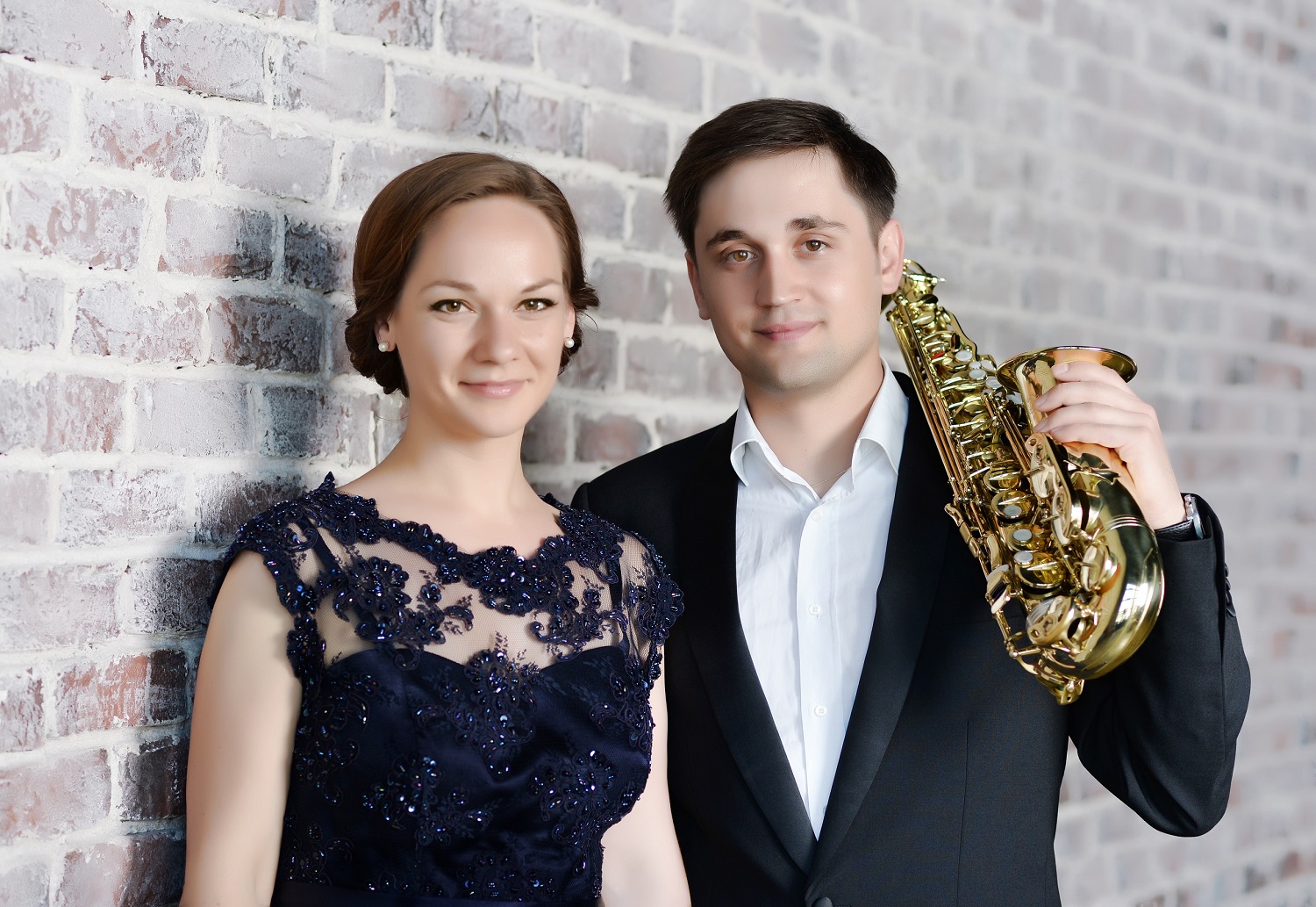 Maria Nemtsova (links) en Vitaly Vatulya (rechts). (Foto: Kerkje van Markenbinnen)