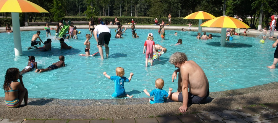 Gladde vloer in het pierenbadje. (Foto: gemeente Amsterdam)