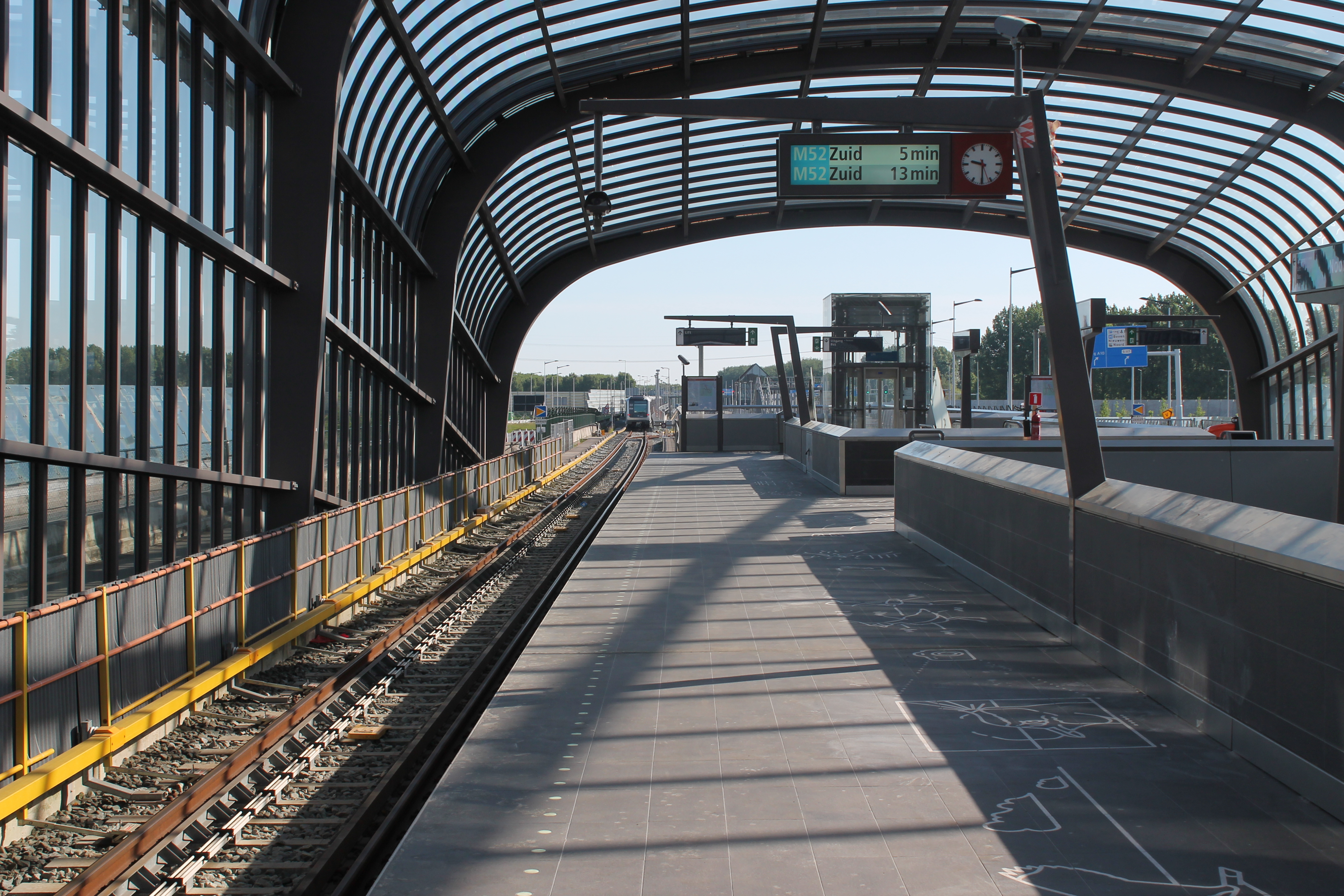 Noord-Zuidlijn. (Foto: Tony Schouten)