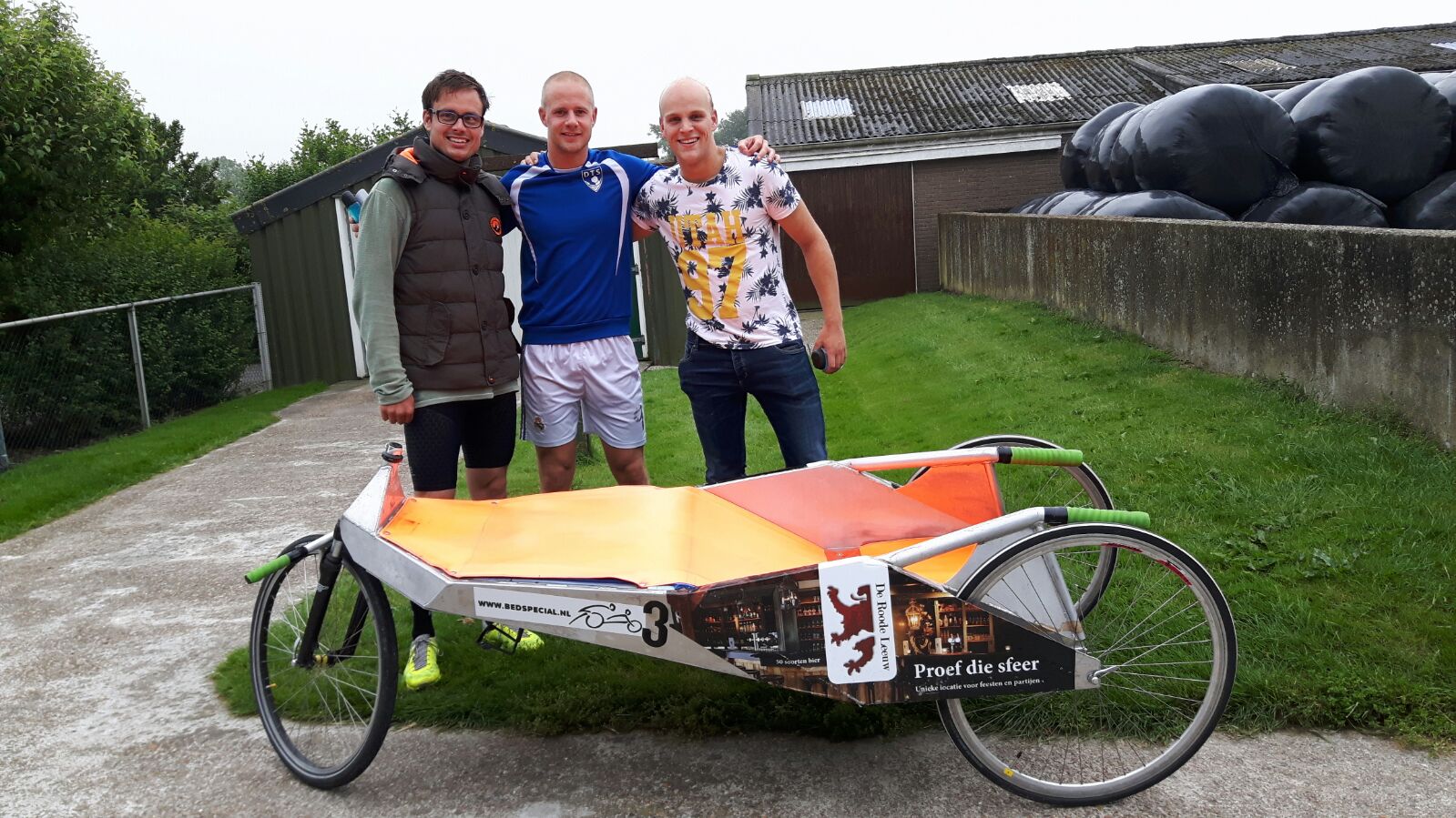 De drie winnaars bij de heren. (Foto: aangeleverd)