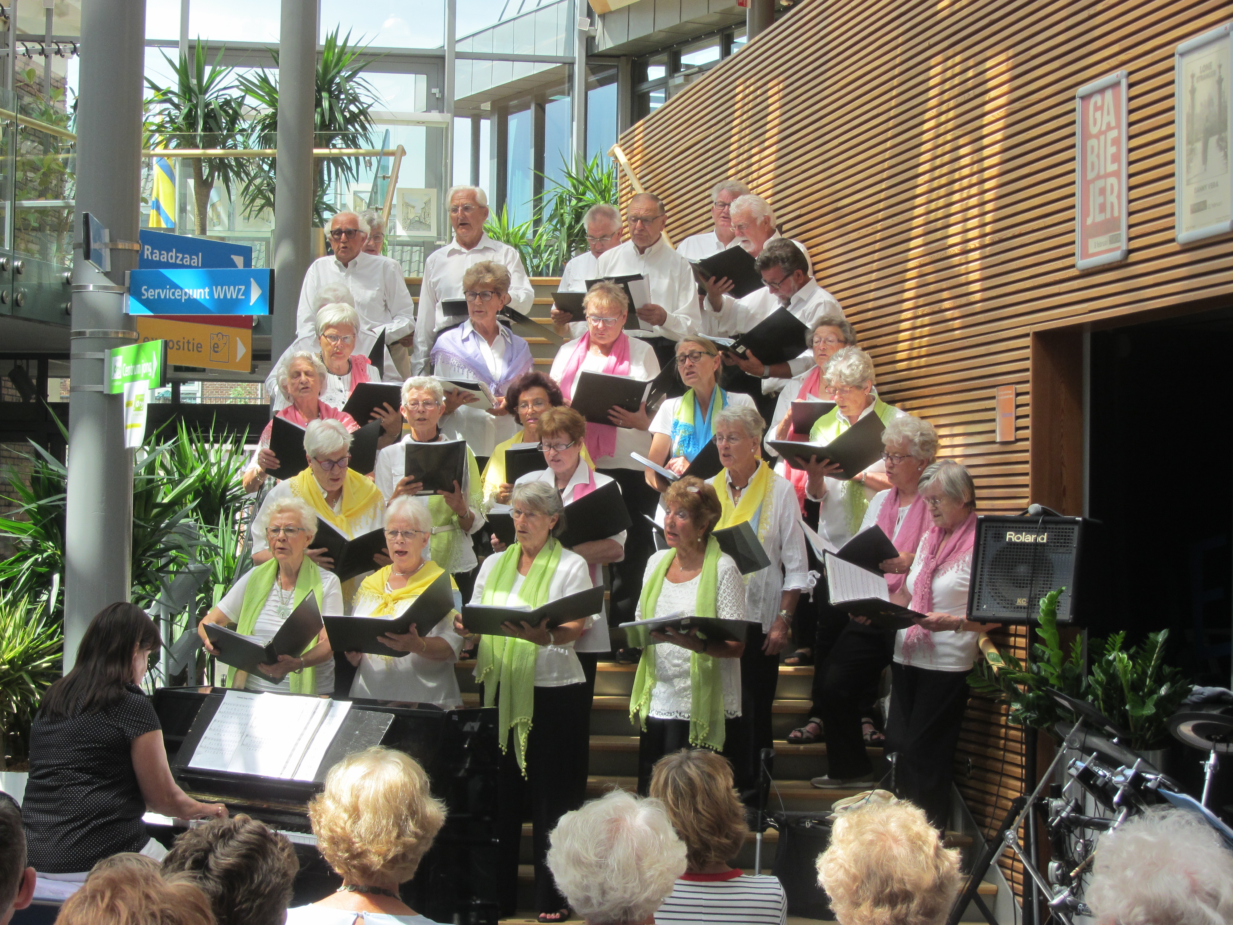 Borrelconcert. (Foto: JWvD)