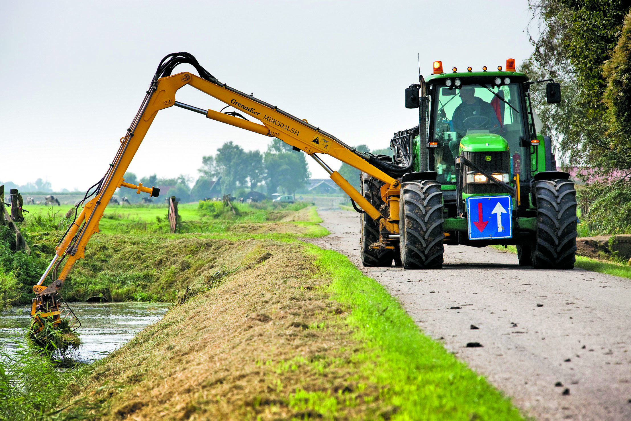 Het maaien van waterplanten in de sloten gaat beginnen. (Foto: aangeleverd)