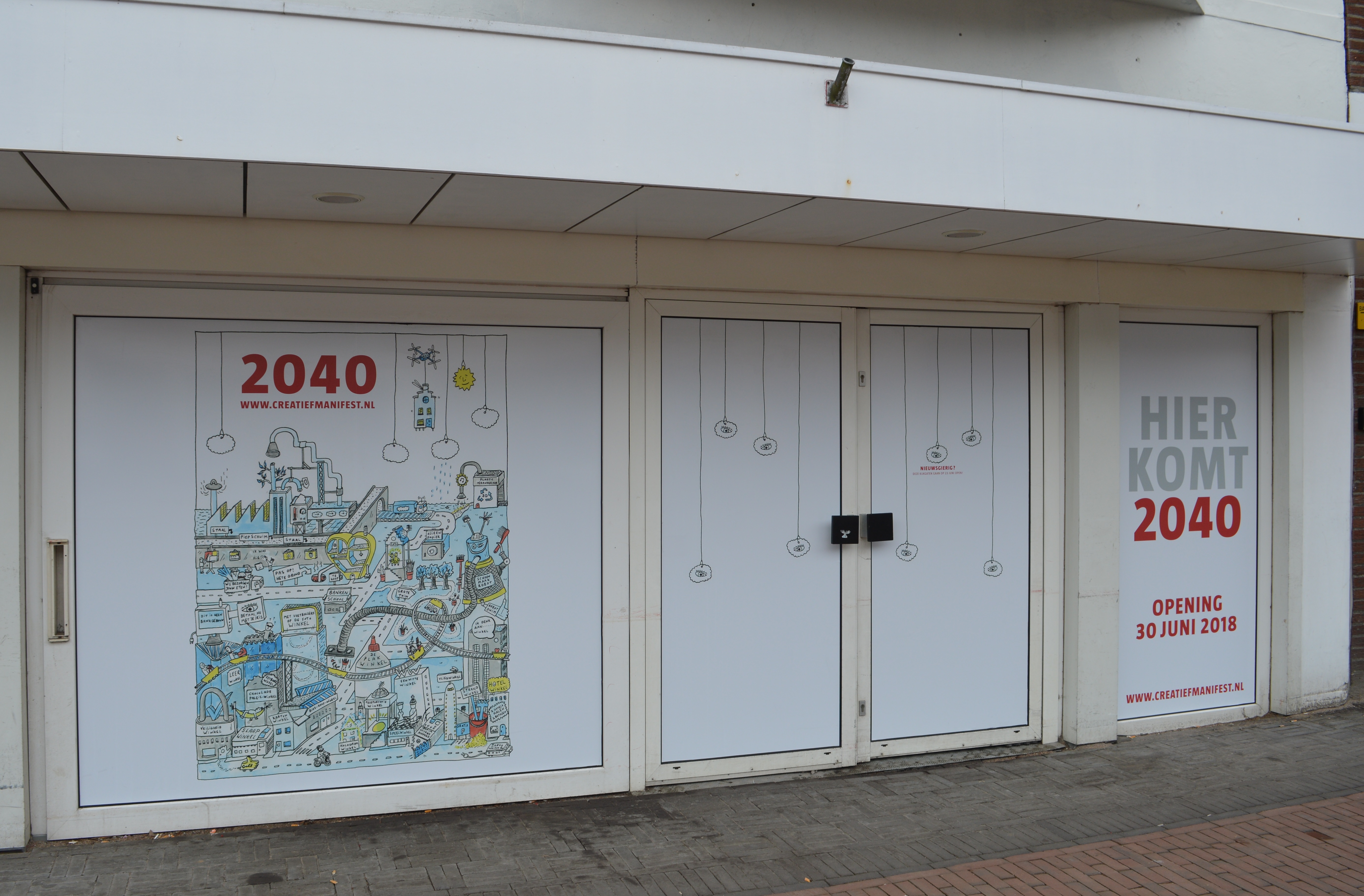 Hier komt 2040. Opening 30 juni 2018. (foto aangeleverd)