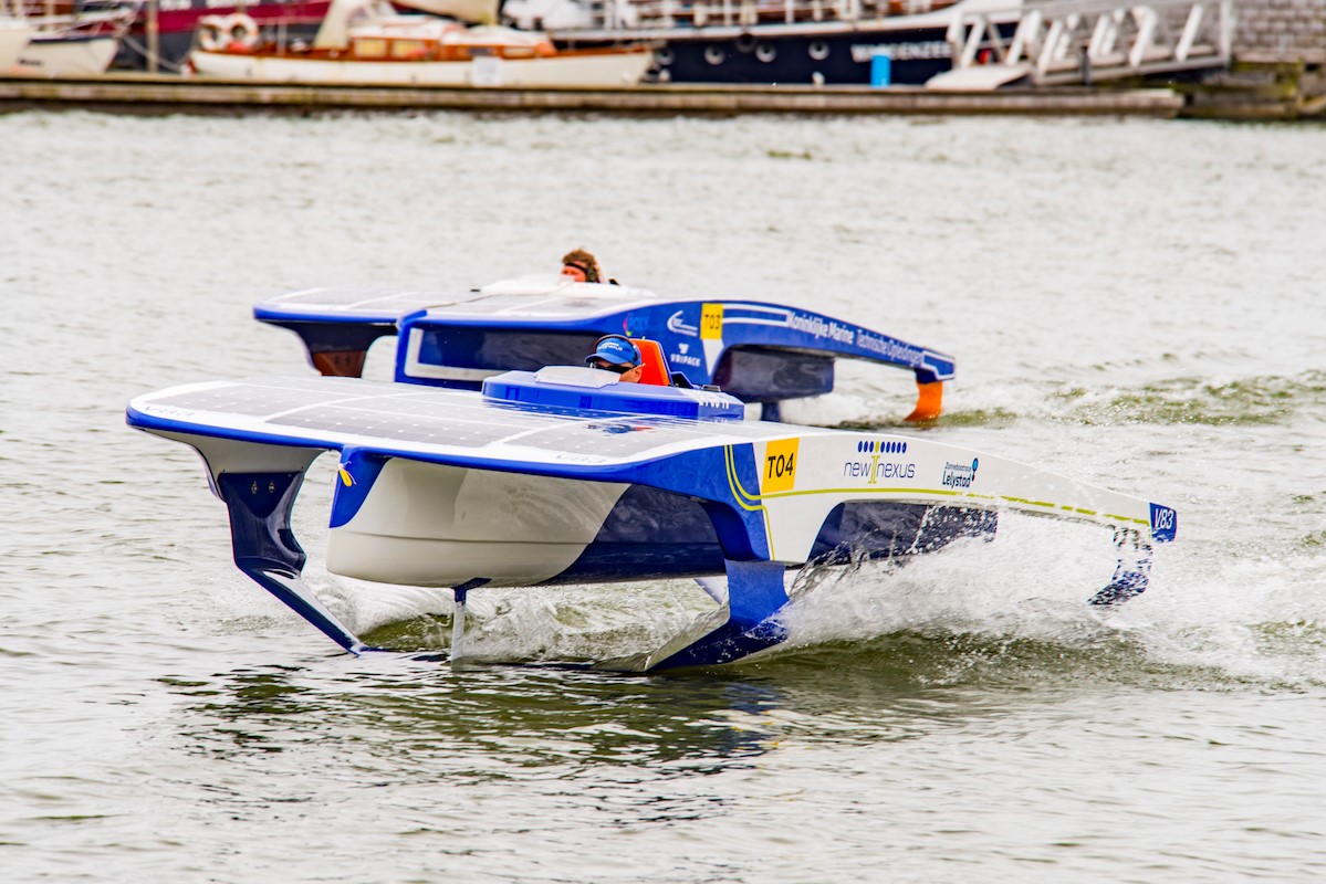 Solar boats in actie. (Foto: aangeleverd)