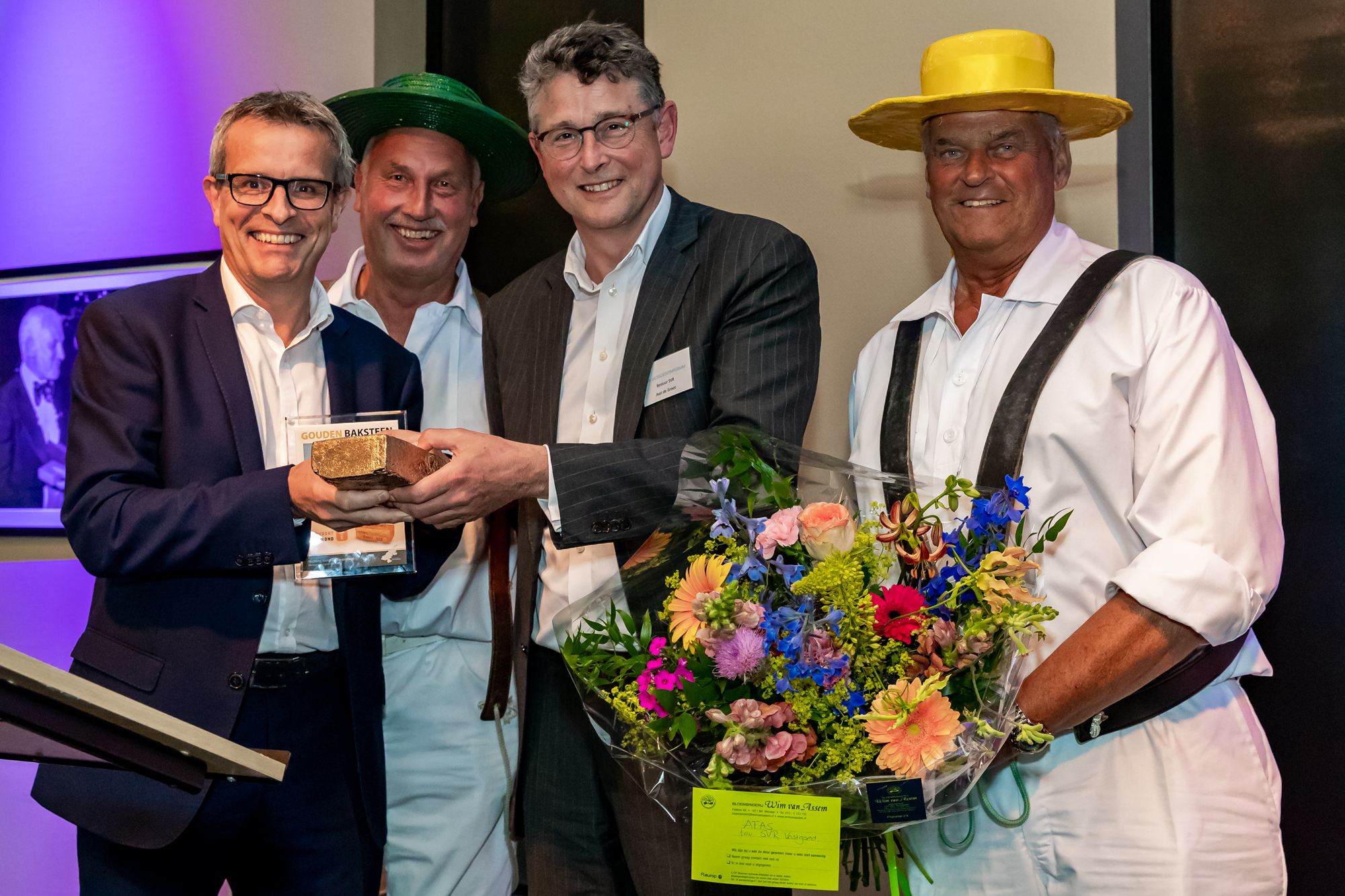 De Gouden Baksteen is donderdag 14 juni uitgereikt aan Tervoort Egmond. (Foto: aangeleverd)