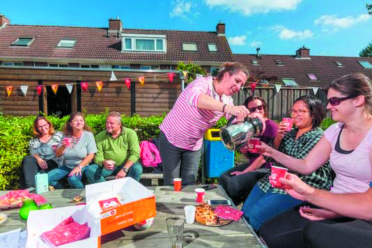Buren-/donateursdag op stapel in Krabbendam. (Archieffoto RM)
