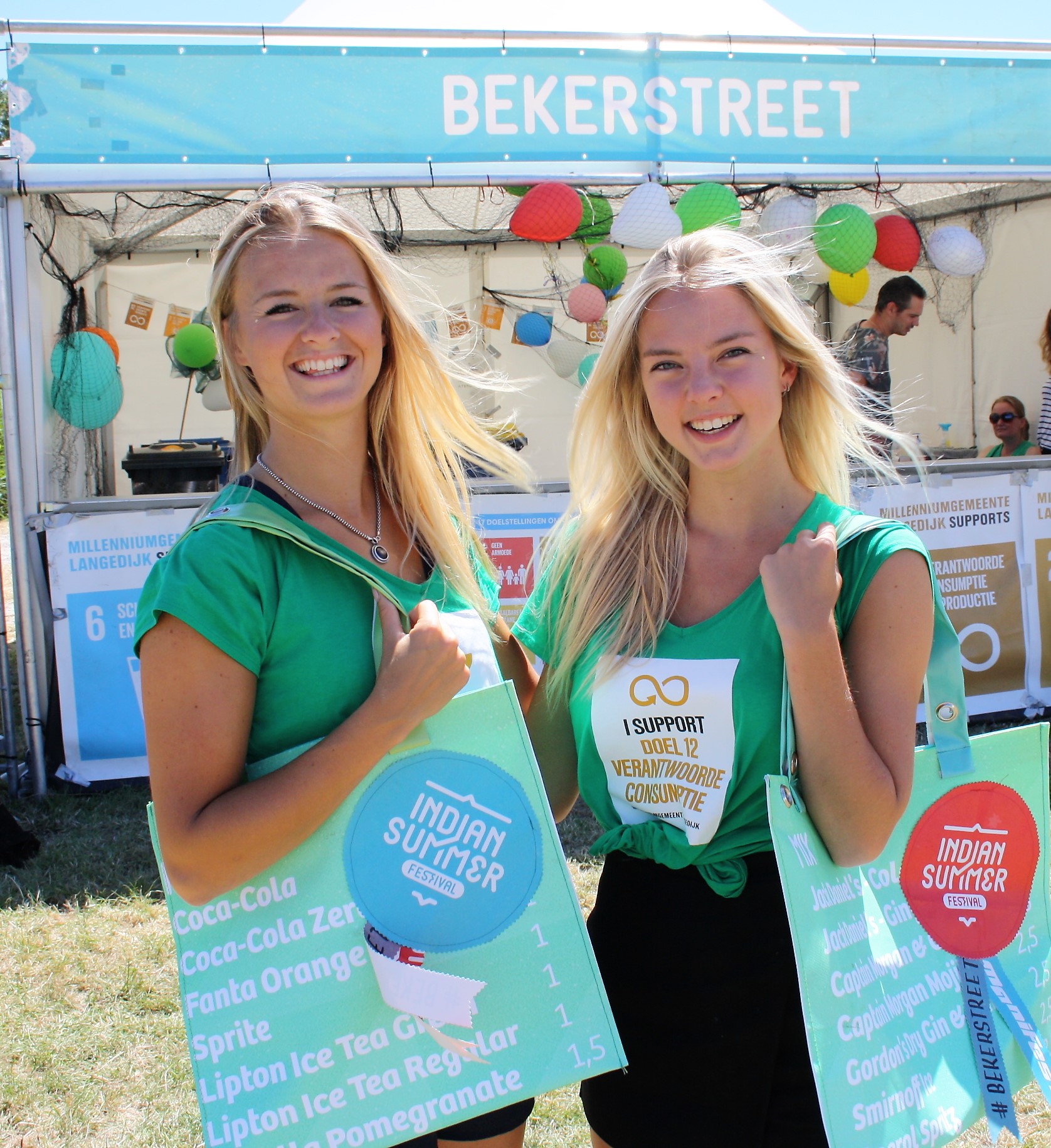 Opvallende bellenbabes tijdens Indian Summer. (Foto: aangeleverd)
