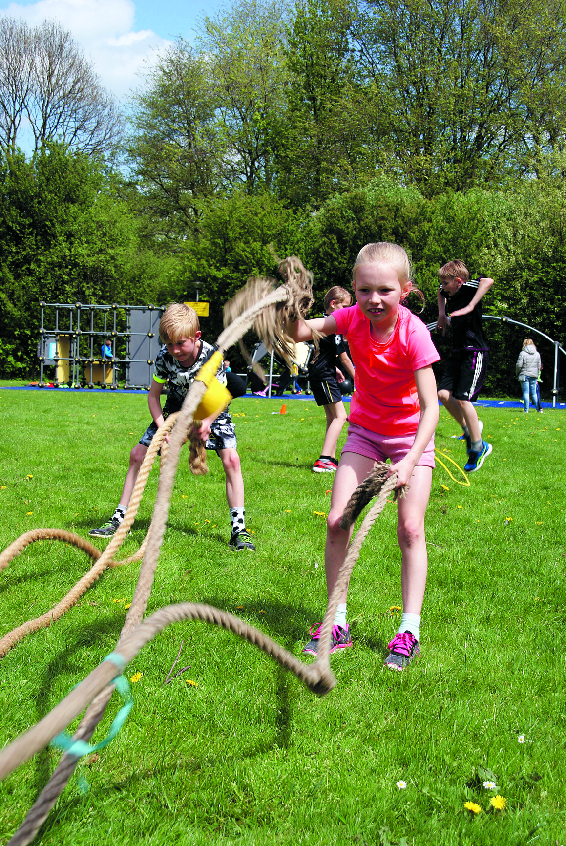 Zoals elke vakantie is er ook nu weer een te gekke sportinstuif in Heemskerk en en Castricum. (foto aangeleverd)