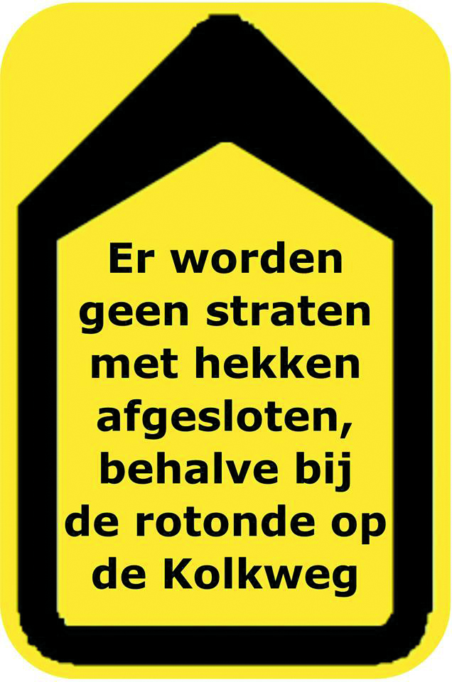 Verkeersmaatregelen. (Foto: aangeleverd)