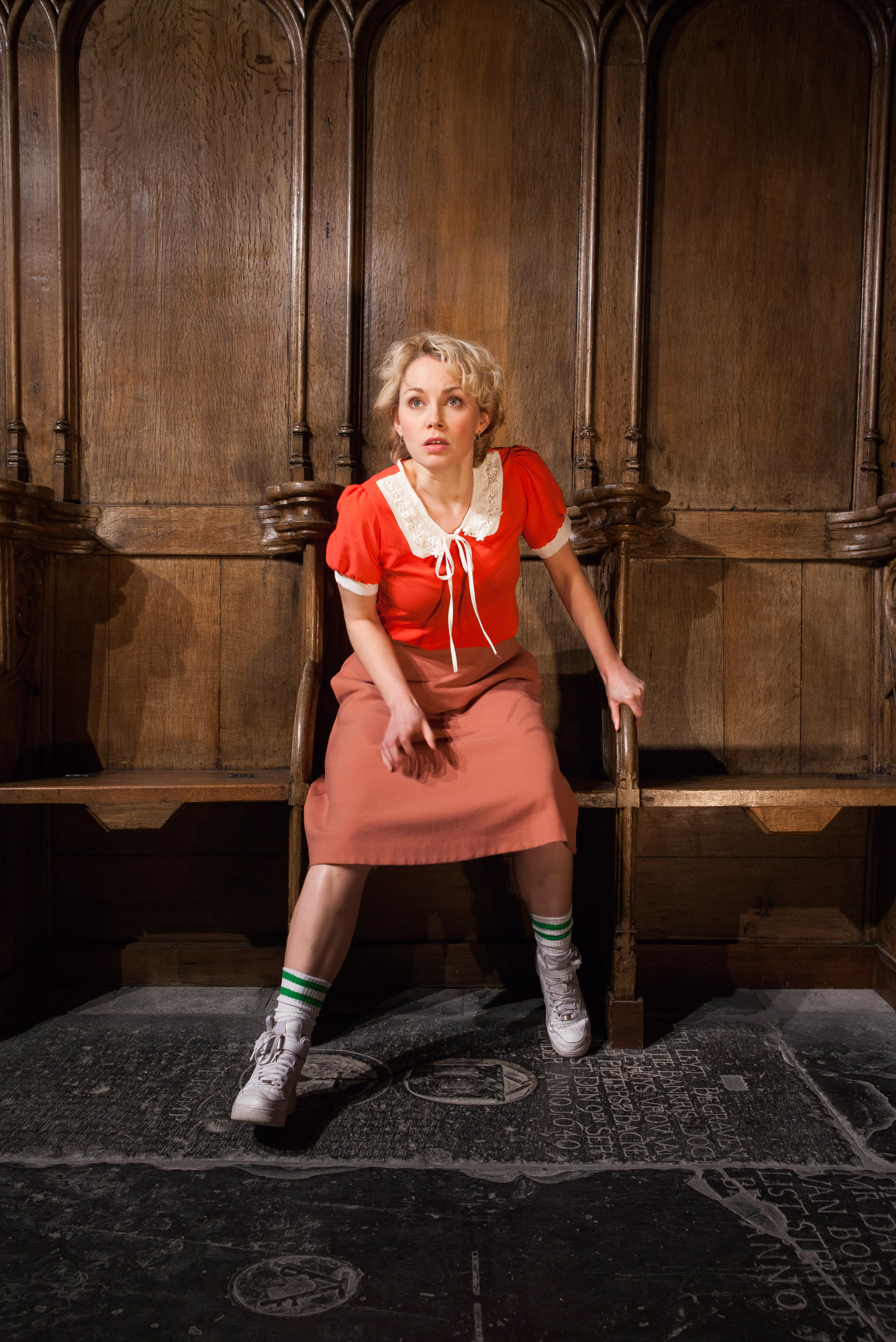 Actrice Maartje van de Wetering speelt de hoofdrol in 'Het Mysterie van Alkmaar'. (aangeleverde foto)