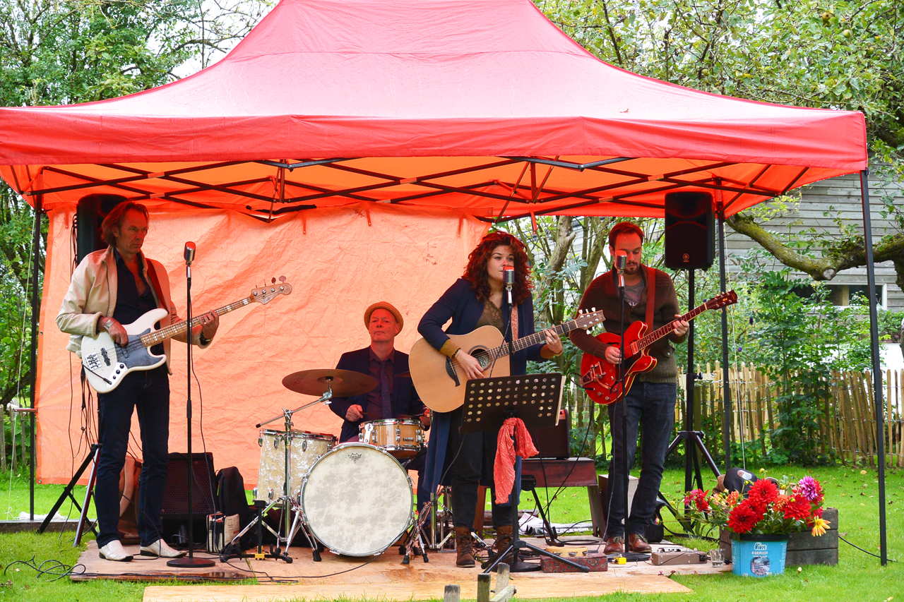 Optreden tijdens eerdere editie van Muziek aan de Middenweg. (Foto: Muziek aan de Middenweg)