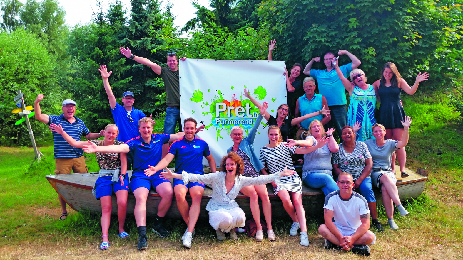 De begeleiders treffen zondag de laatste voorbereidingen en dan kan het feest beginnen. (Foto: aangeleverd)
