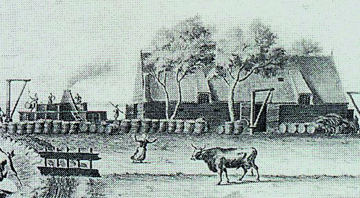 Tekening Jan de Waal (Mieneke Karelsen) Tekening bedrijvigheid (Jan de Waal)