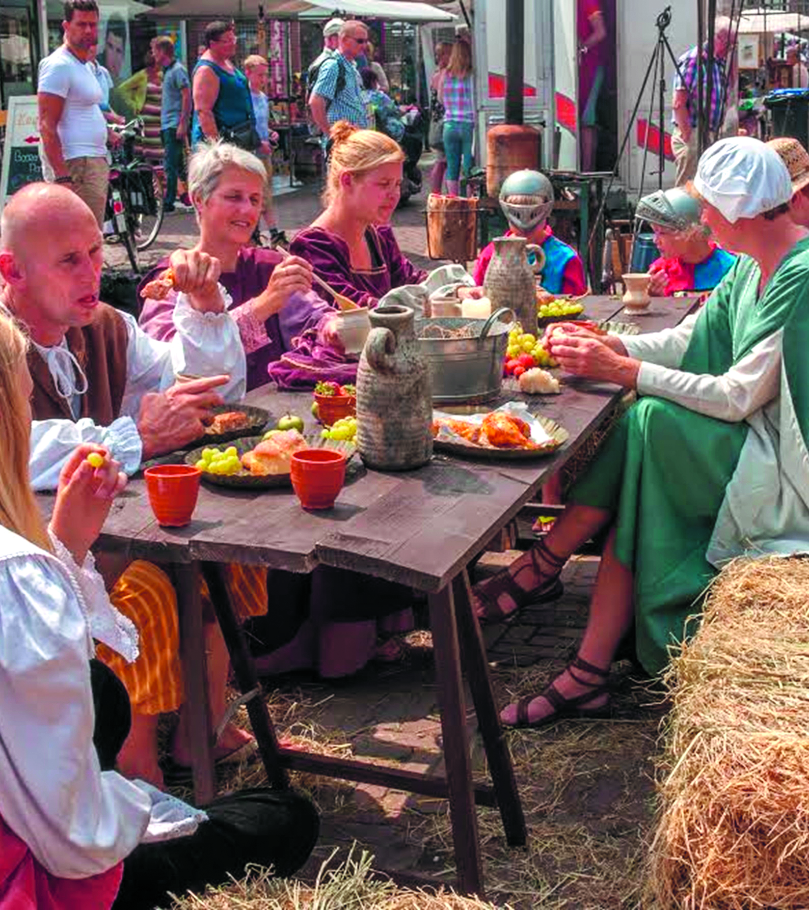Dit keer straalt de zomermarkt de middeleeuwen uit. (Foto: RG-Fotografie)