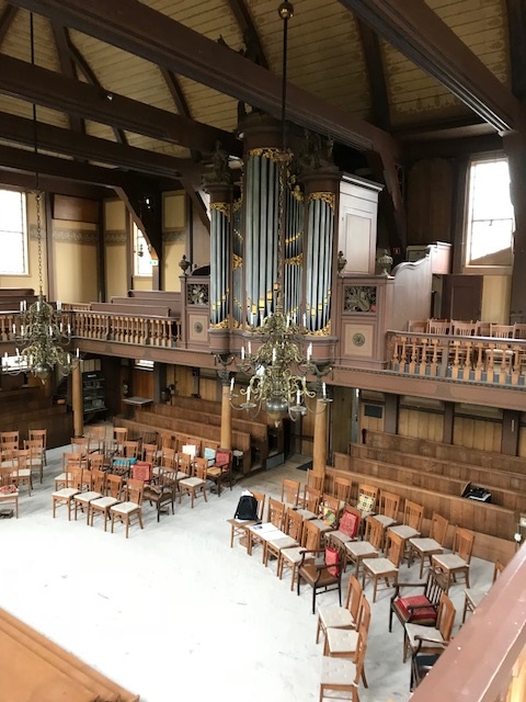 Orgel in de Doopsgezinde Vermaning in Zaandam. (Foto: Orgeltochten NH)