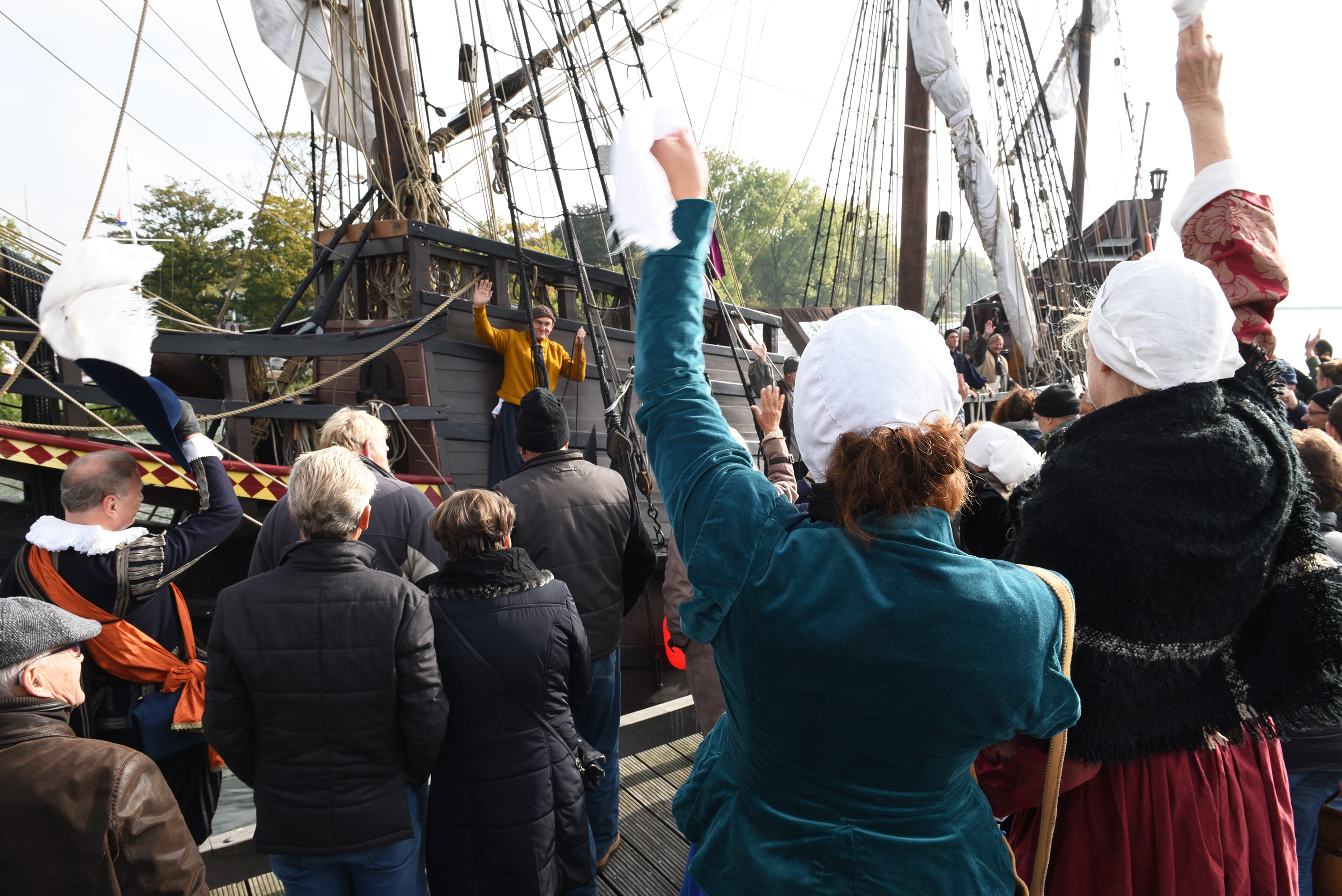 De Halve Maen maakt binnenkort een uitstapje. Het schip verlaat haar vaste standplaats Hoorn voor een bezoek aan Enkhuizen. (Foto: aangeleverd)