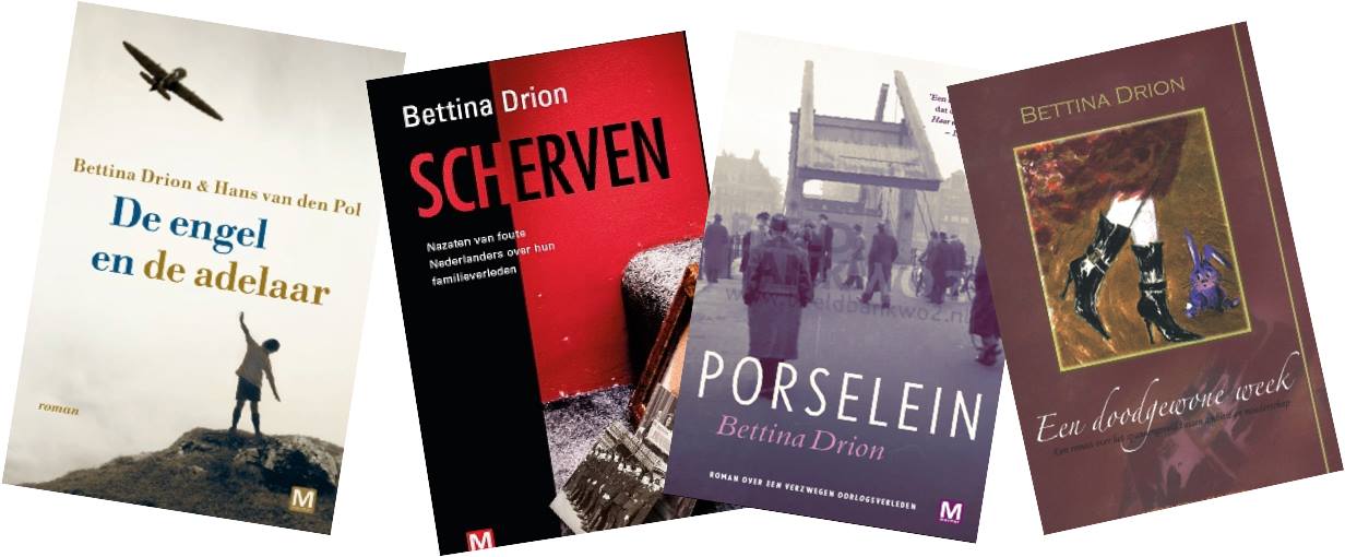 Boeken van Betina Drion docent aan de Volksuniversiteit Zaanstreek. (Foto: Bettina Drion)