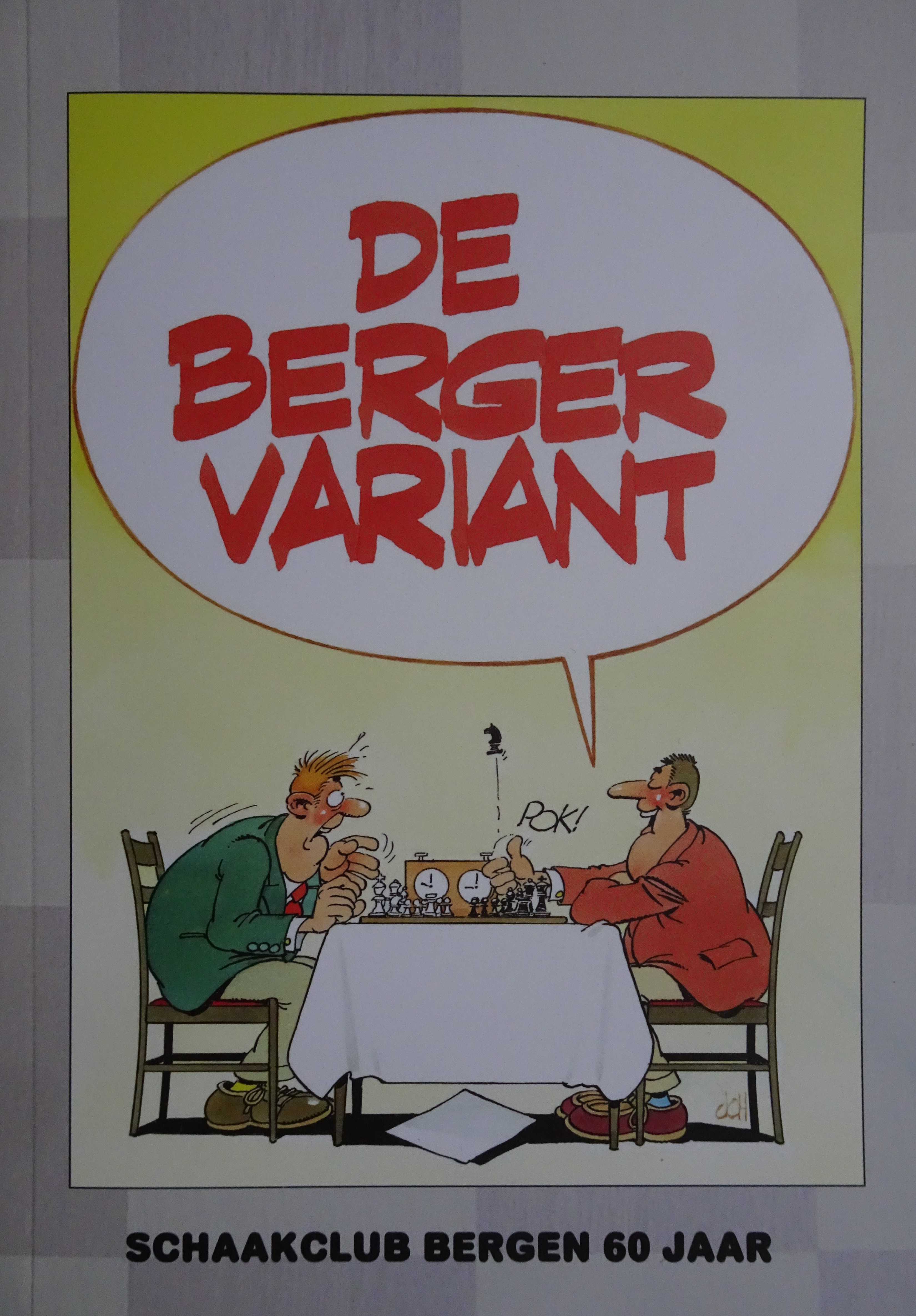 De omslag van het schaakboek. (Foto: aangeleverd)