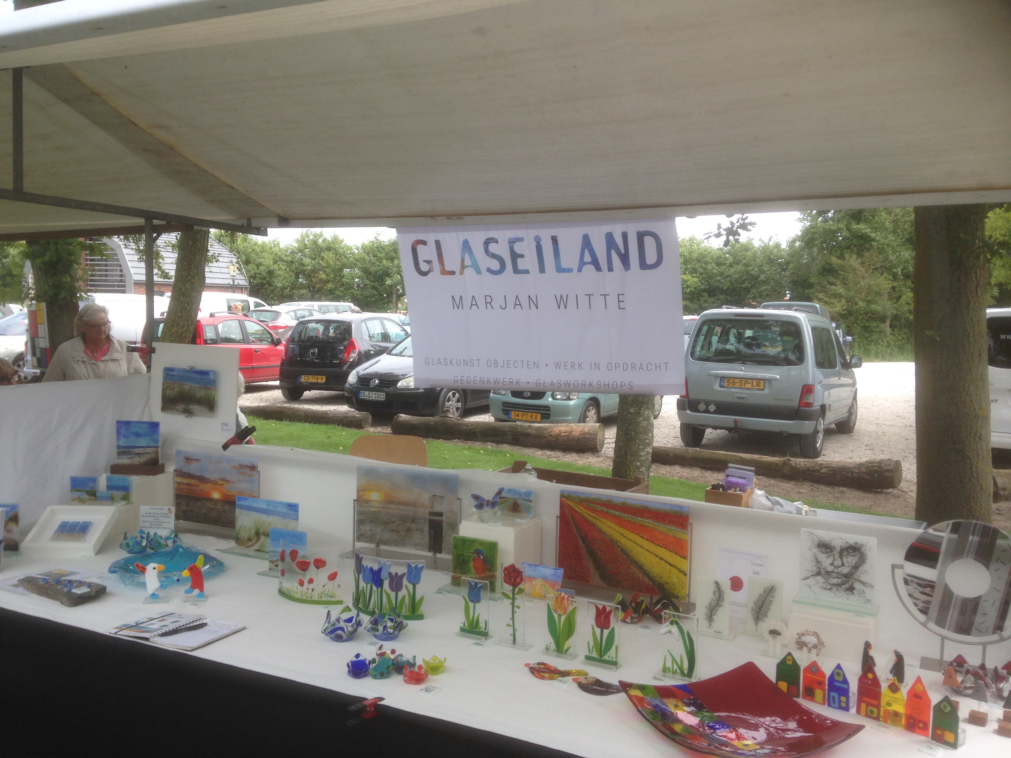 Vierde kunstmarkt bij de Koffiemolen. (Foto: aangeleverd)