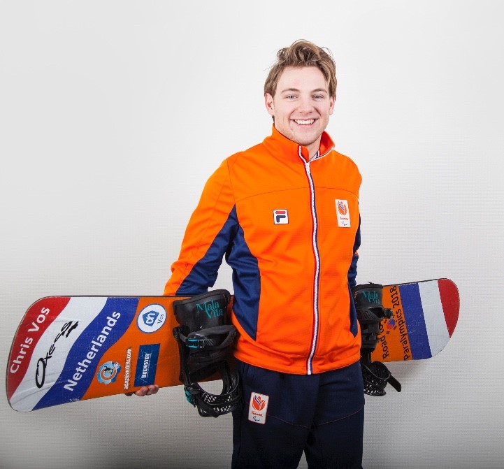 Chris Vos inspireert anderen met de manier waarop hij met zijn beperking omgaat. (Foto: Natasja Vos)
