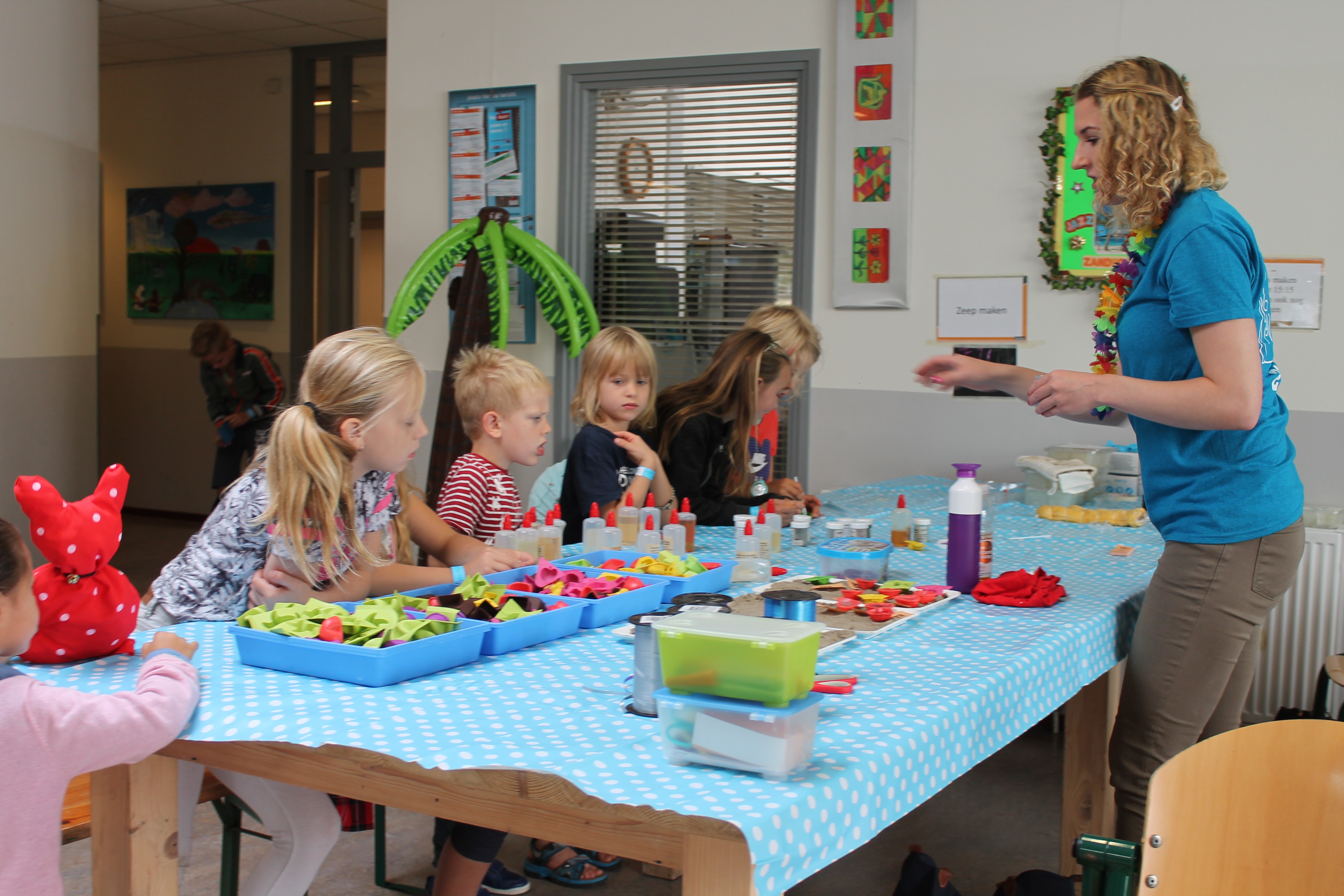 Kinderen kunnen allerlei activiteiten doen op de Stuif-Stuif. (foto Rodi Media)