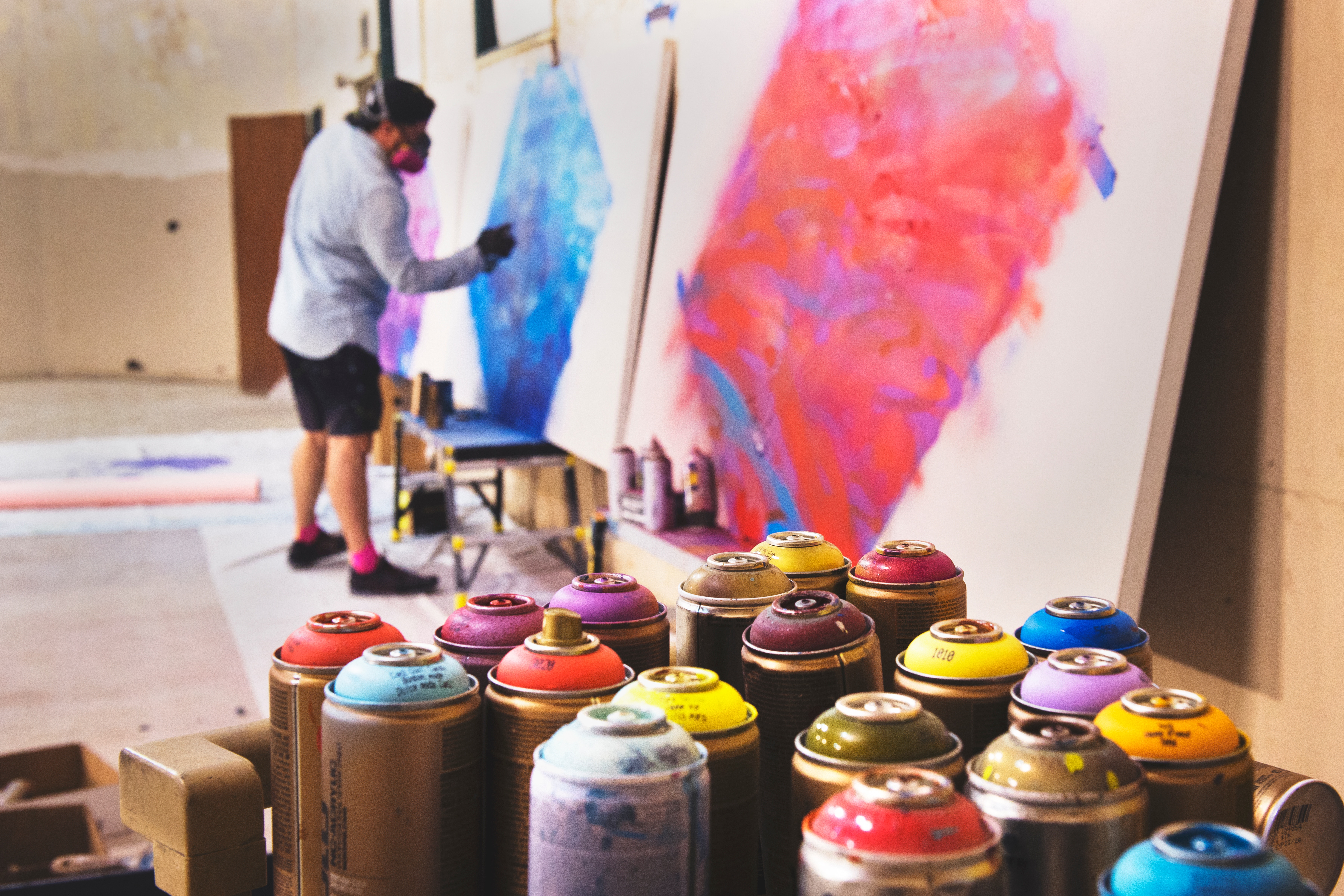 Ga aan de slag met een graffiti-artiest tijdens het Streetfest in Anna Paulowna. (Foto: aangeleverd)