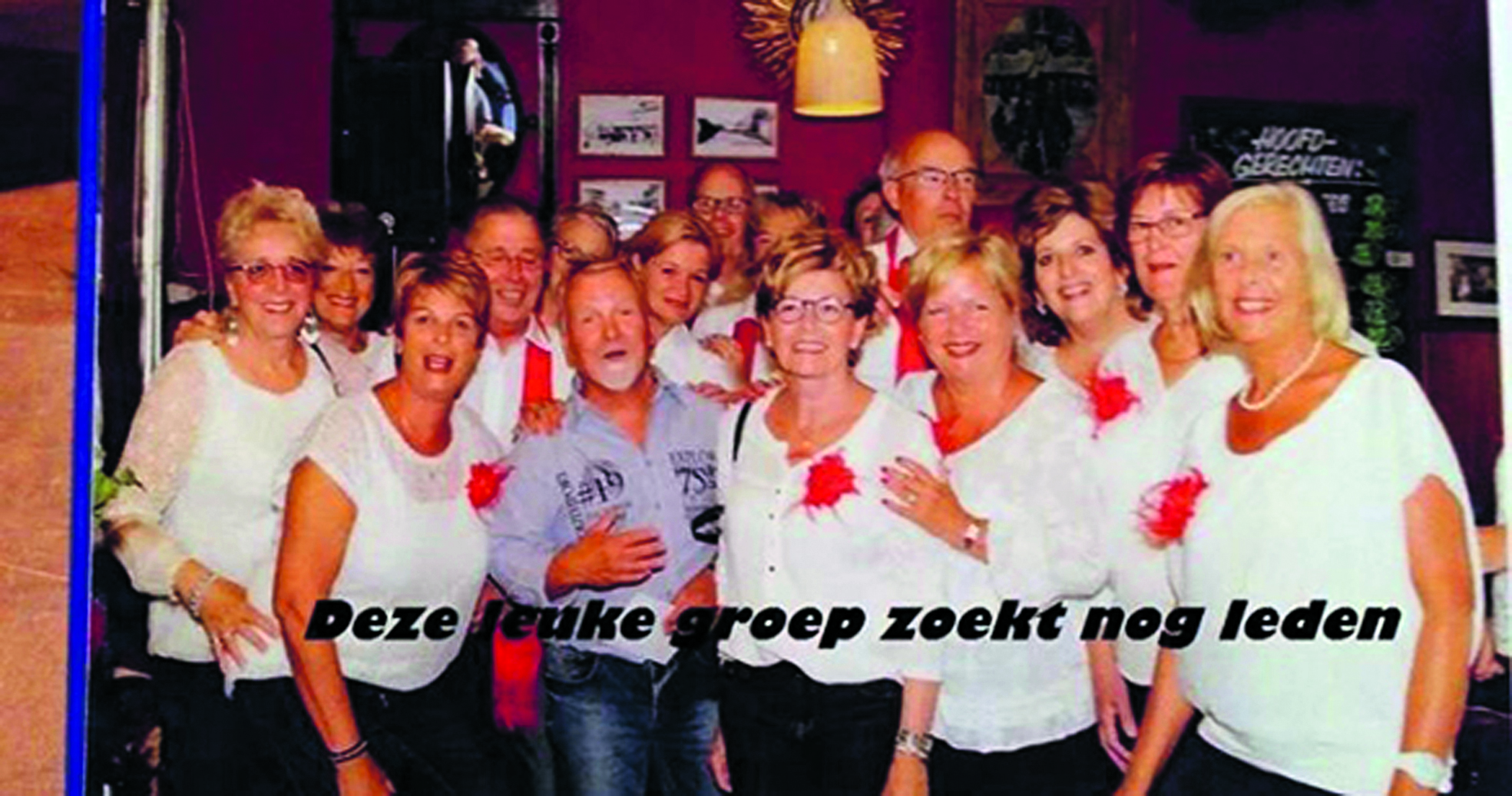 Het koor Puur#Hollands is op zoek naar nieuwe leden. (foto aangeleverd)