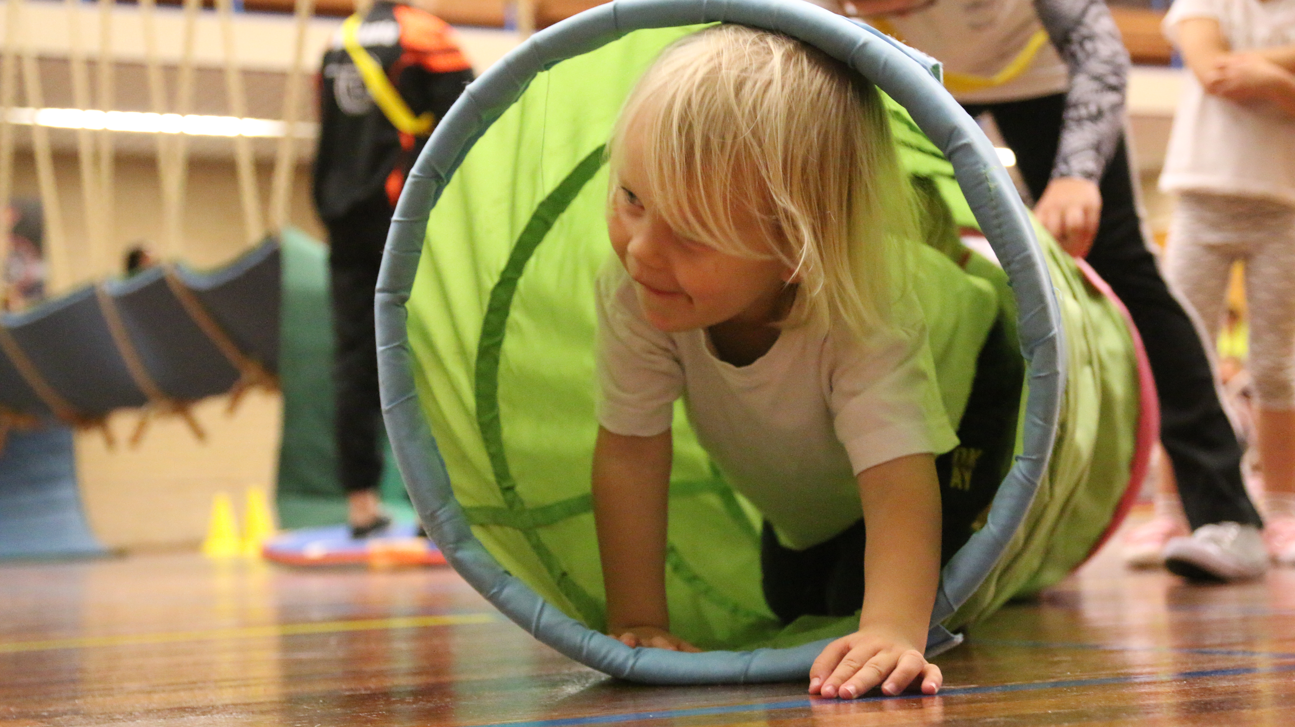Beweeginstuif voor jonge kinderen in sporthal de Draaikolk. (Foto: aangeleverd).