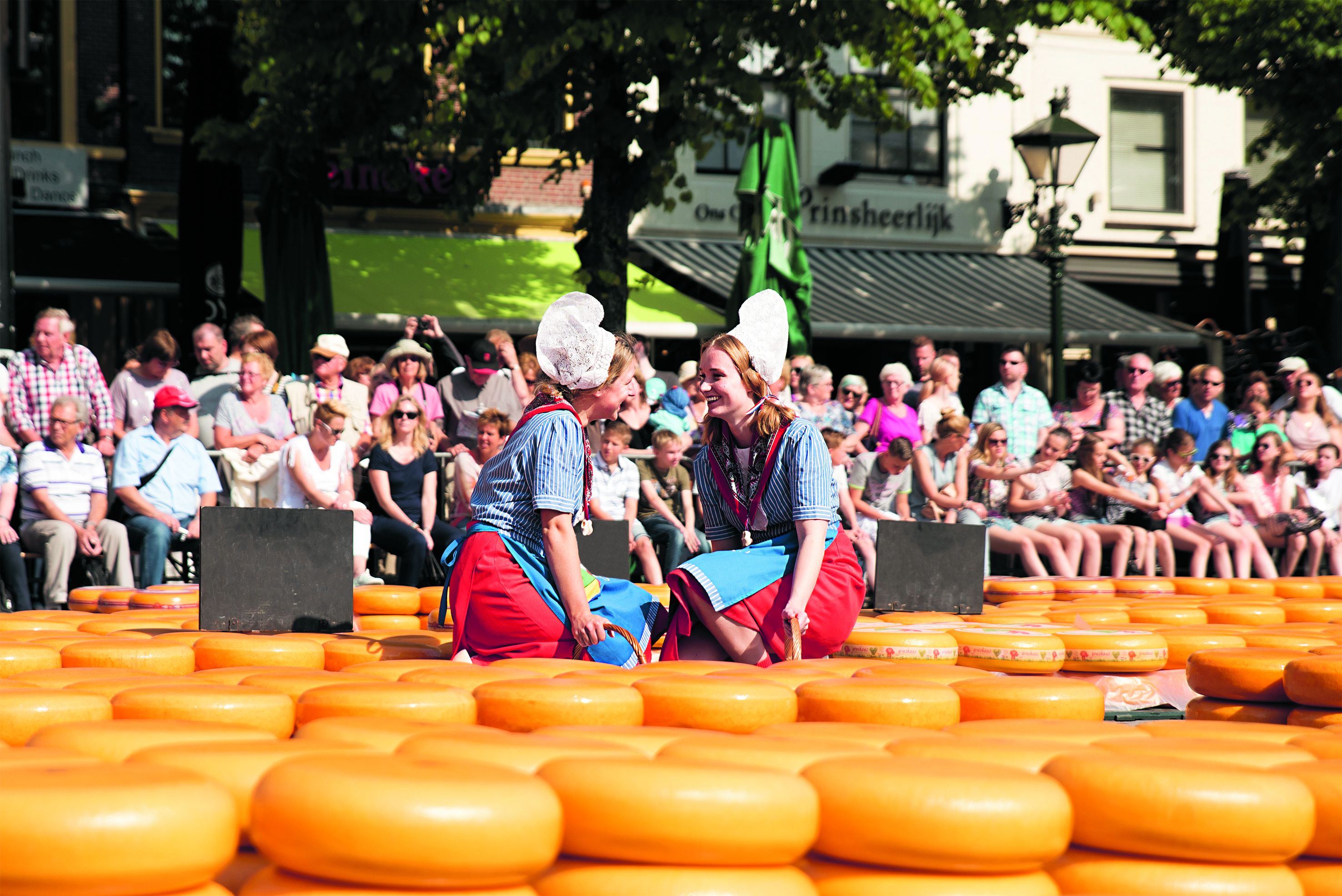 De kaasmarkt verhuist woensdag 12 september voor even naar de winkelcentrum de Mare. (Foto: aangeleverd)