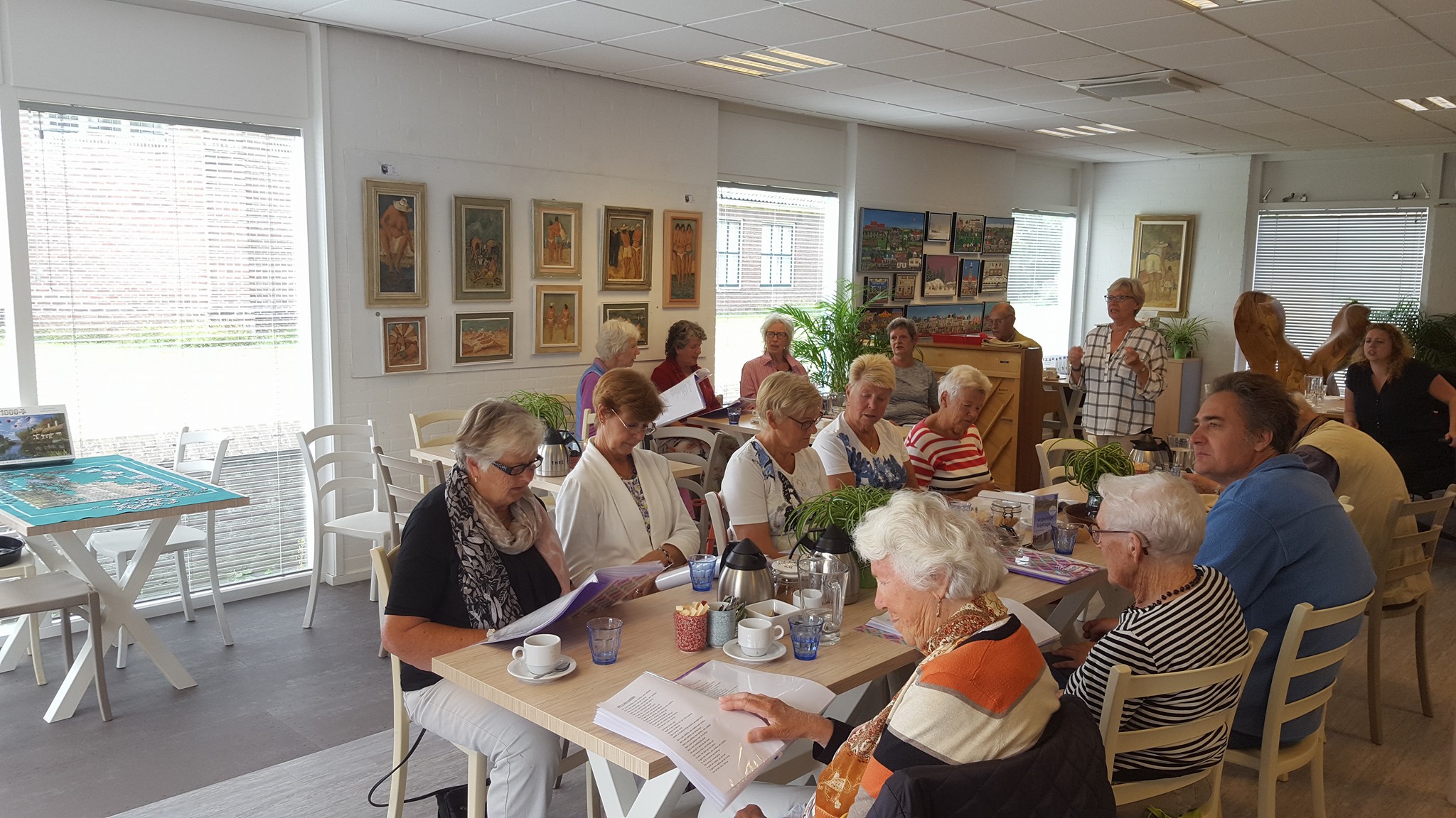 Zingen bij PostaanZee. (Foto: aangeleverd).