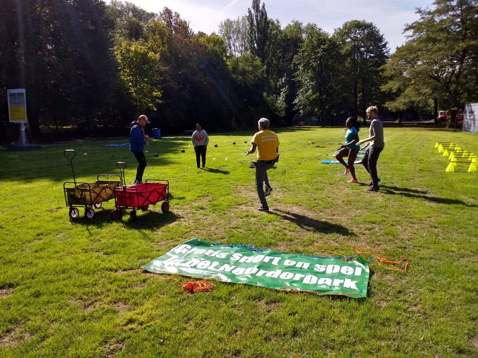 Gratis sporten in het Noorderpar. (Foto: aangeleverd)