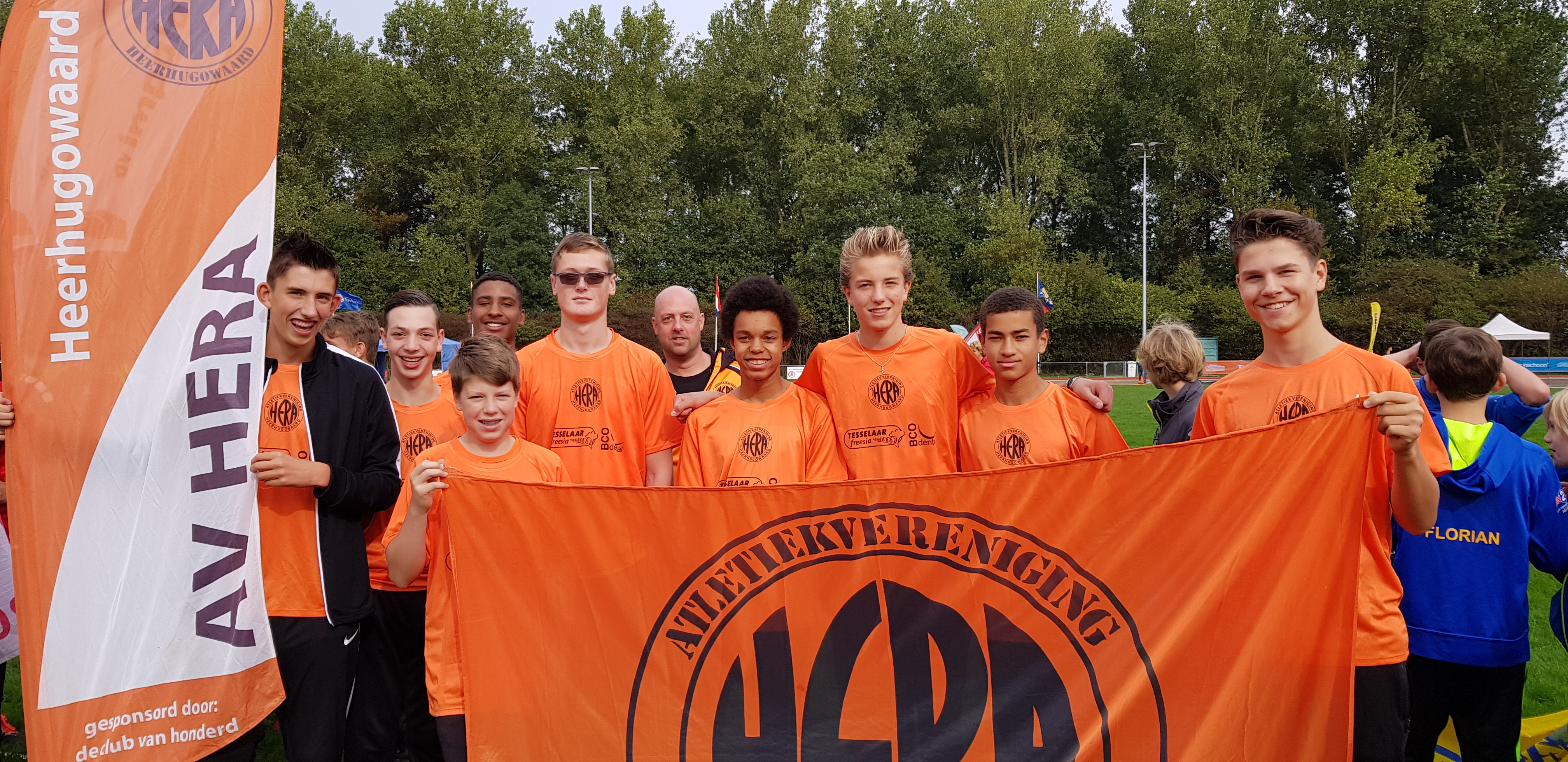 Het jongens C-team van AV Hera werd derde in landelijke finale. (aangeleverde foto)