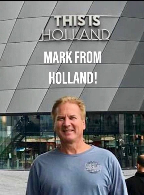 Presentator Mark Deren, beter bekend als 'Mark from Holland'. (Foto: Patricia van de Reep)