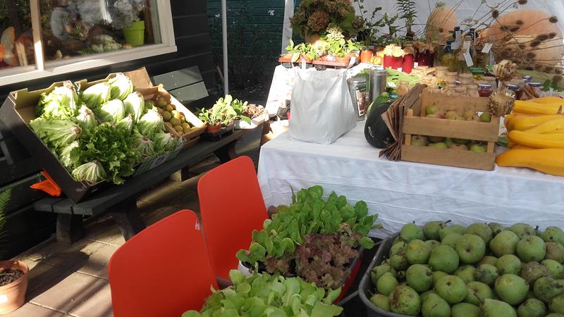 Impressie van de najaarsmarkt. (Foto: VTV Nut en Genoegen)