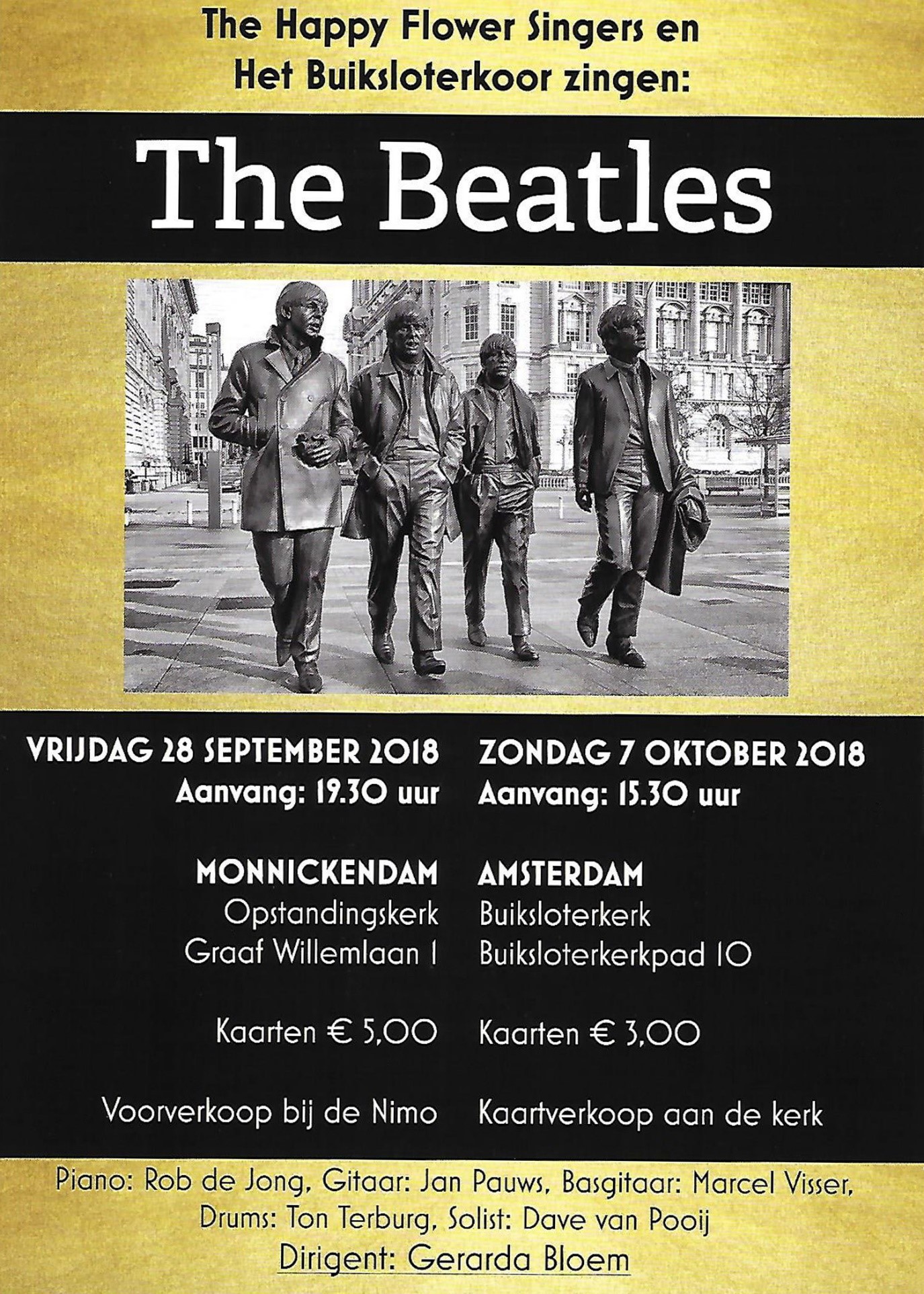 Bekende en minder bekende liederen van de The Beatles komen voorbij. (Foto: aangeleverd)