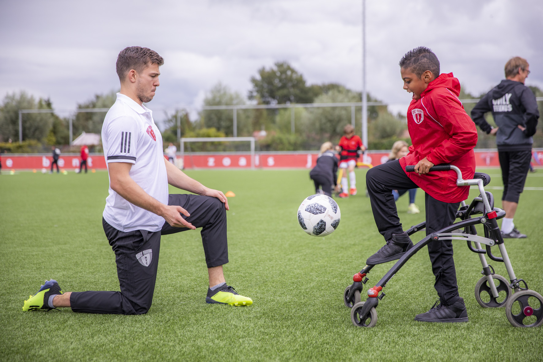 Carlos Platier traint mee bij Only Friends. (Foto: Bullet Ray / Raymond van Olphen).